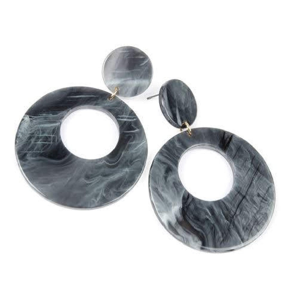 Colorful Smoked Design Dangle Drop Earrings showcasing vibrant colors and a stylish drop design, perfect for any occasion.