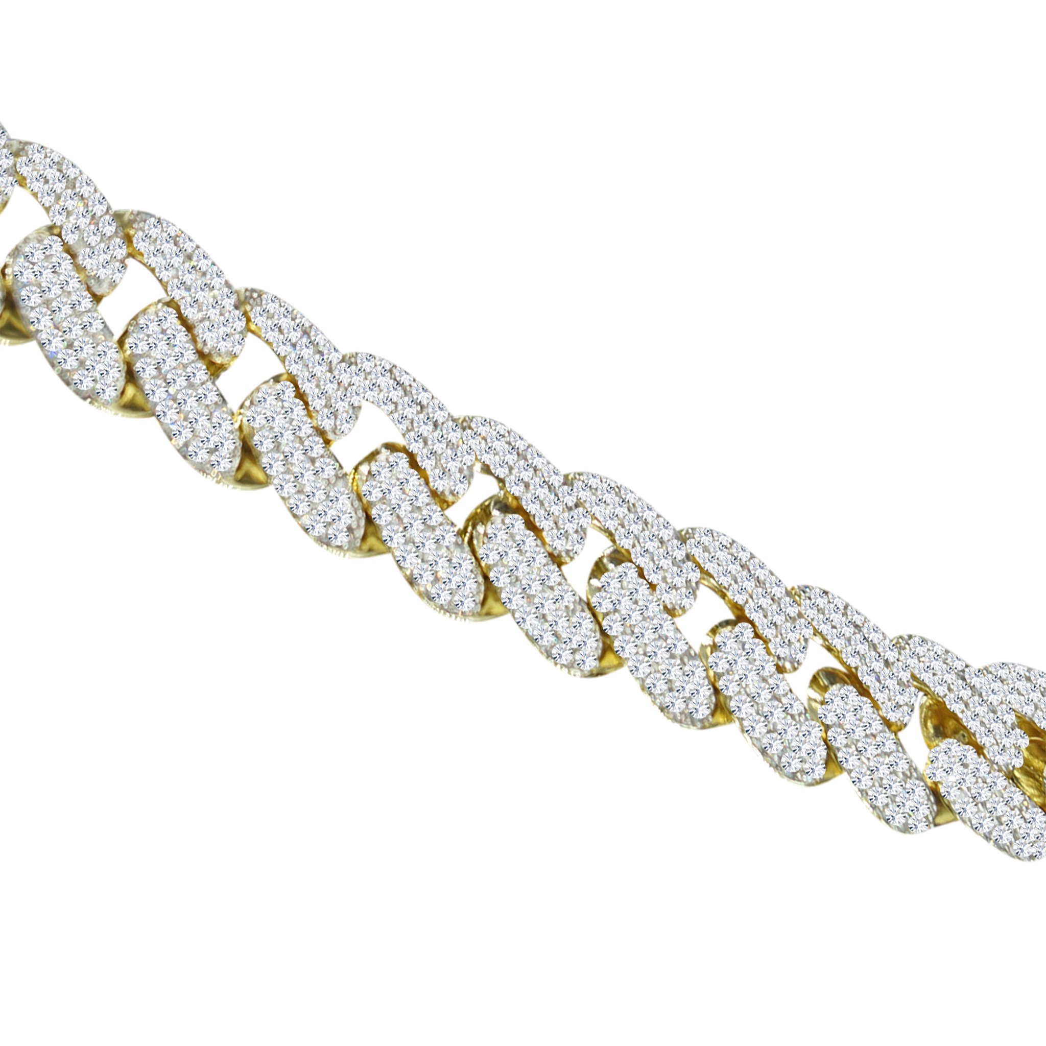 COLT 12 MM 925 Silver Cuban chain showcasing its elegant design and adjustable length, available in multiple colors.