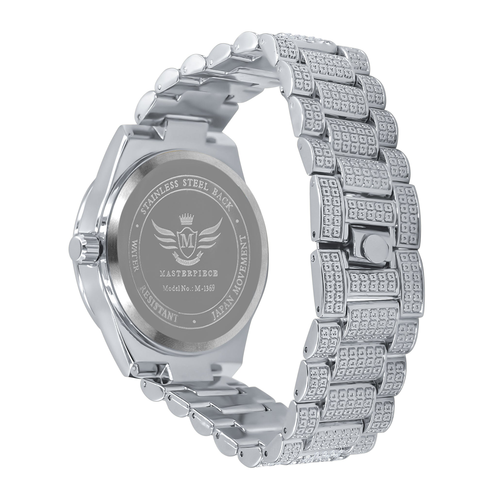 CRANT Bling Watch Crystal I 563131 featuring sparkling crystals and a stainless steel band, showcasing luxury and elegance.