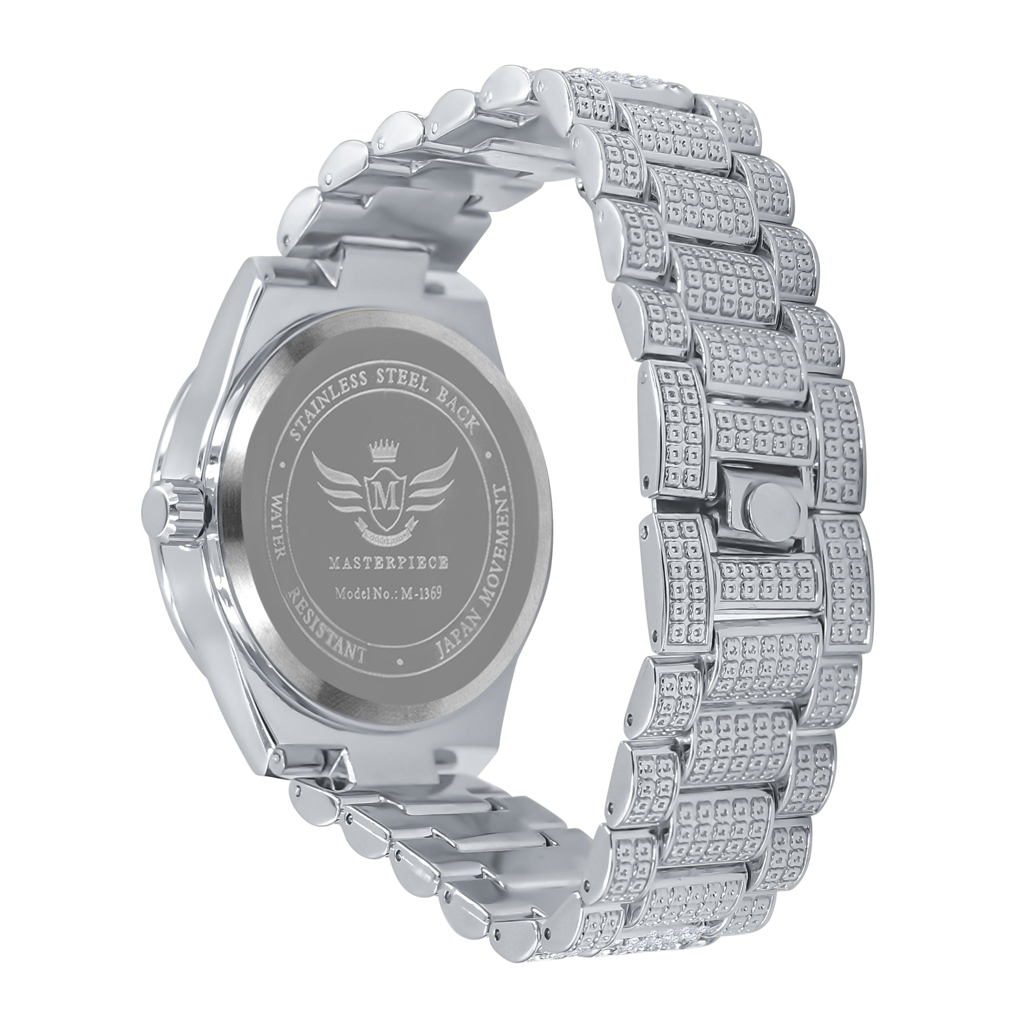 CRANT Bling Watch Crystal I 5631328 featuring sparkling crystals and a stainless steel band, showcasing luxury and elegance.