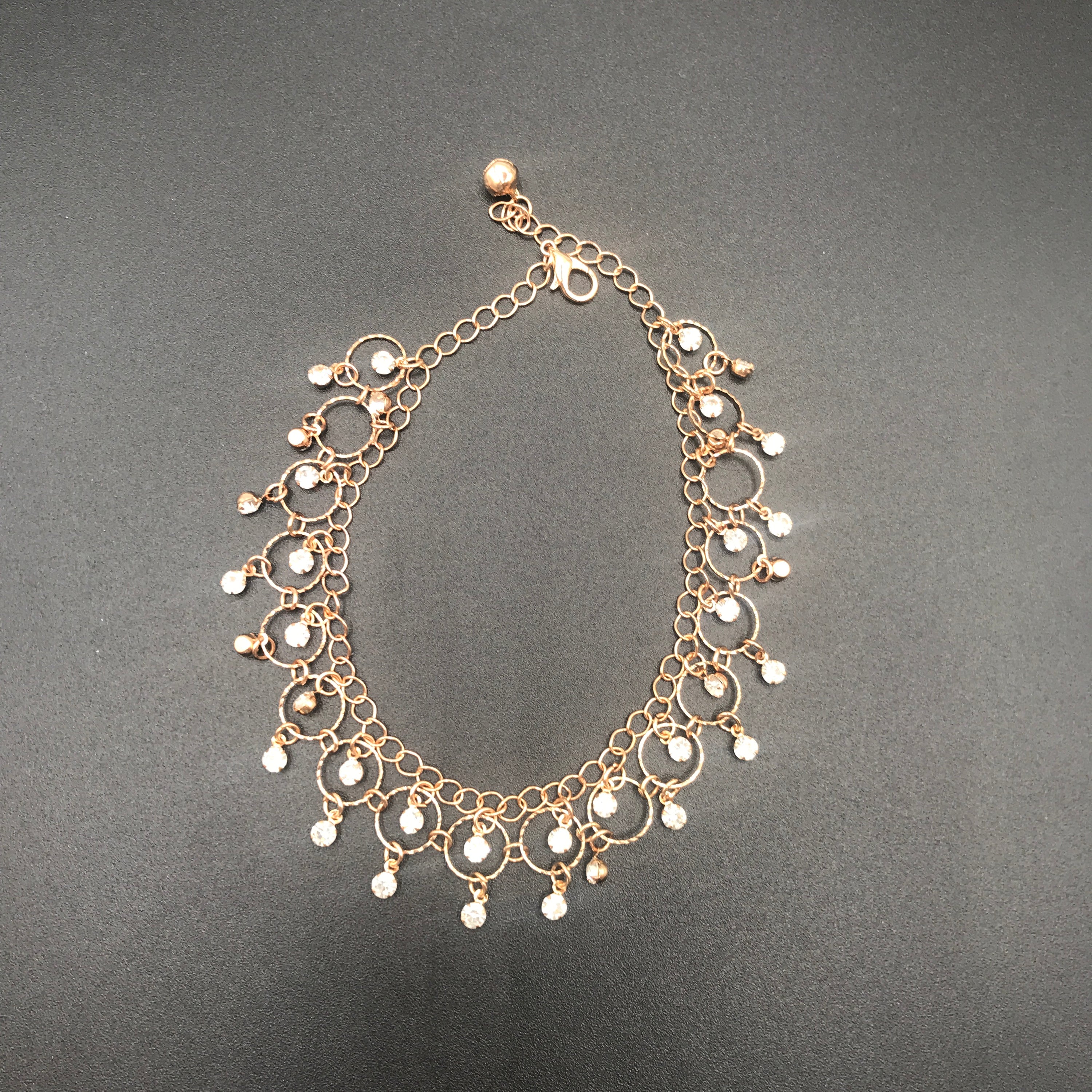 Dancing on the Sand anklets featuring alloy and rhinestone, perfect for beachwear and casual outfits.