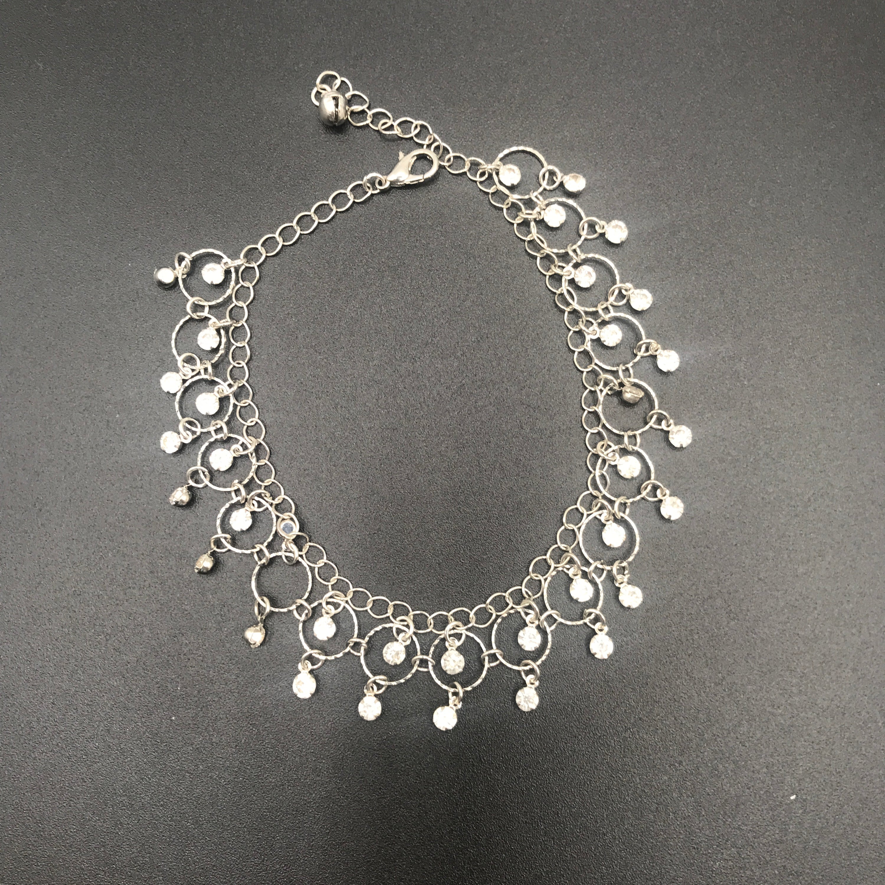 Dancing on the Sand anklets featuring alloy and rhinestone, perfect for beachwear and casual outfits.