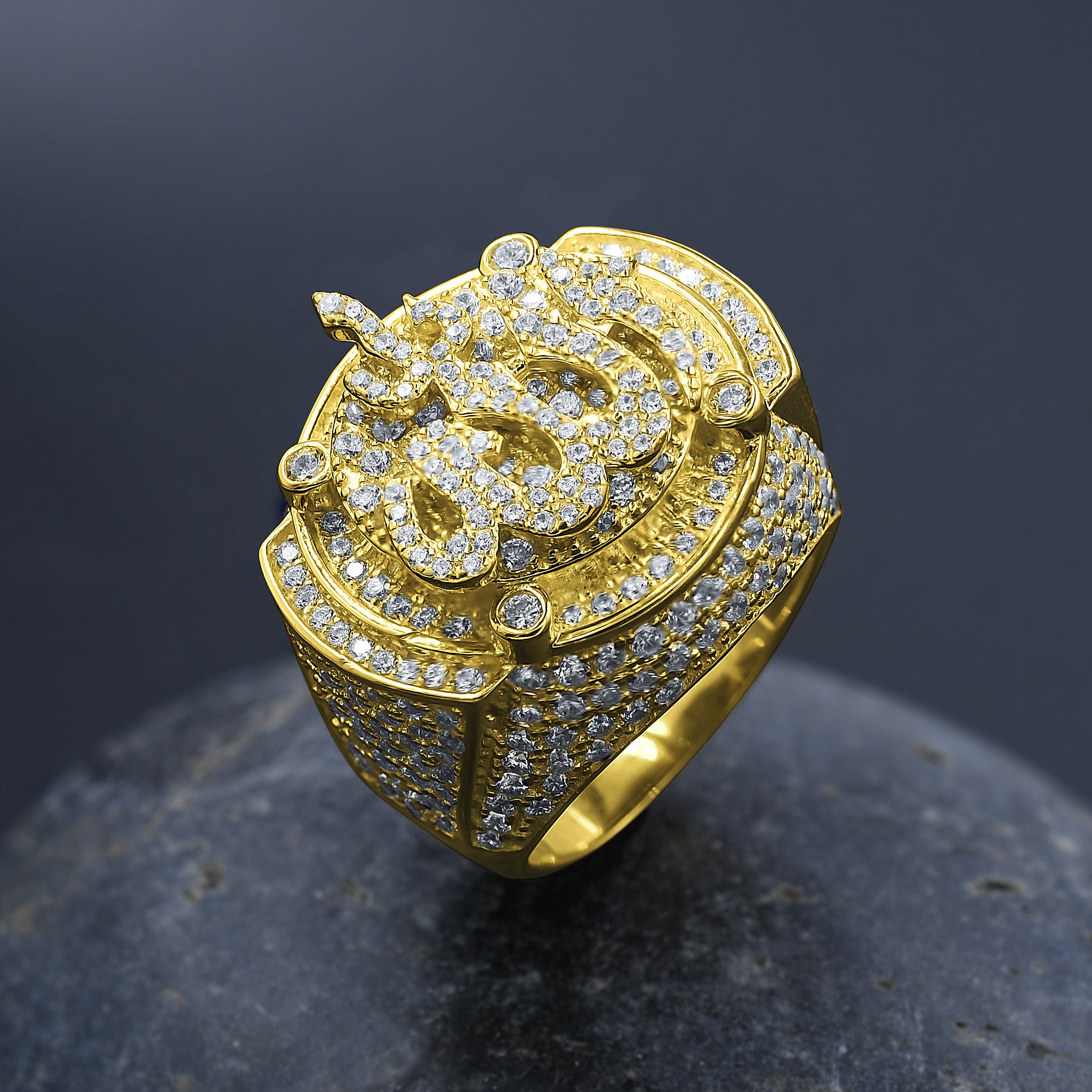 EMINENT 925 Silver Ring featuring radiant cubic zircon stones, elegantly crafted from sterling silver.