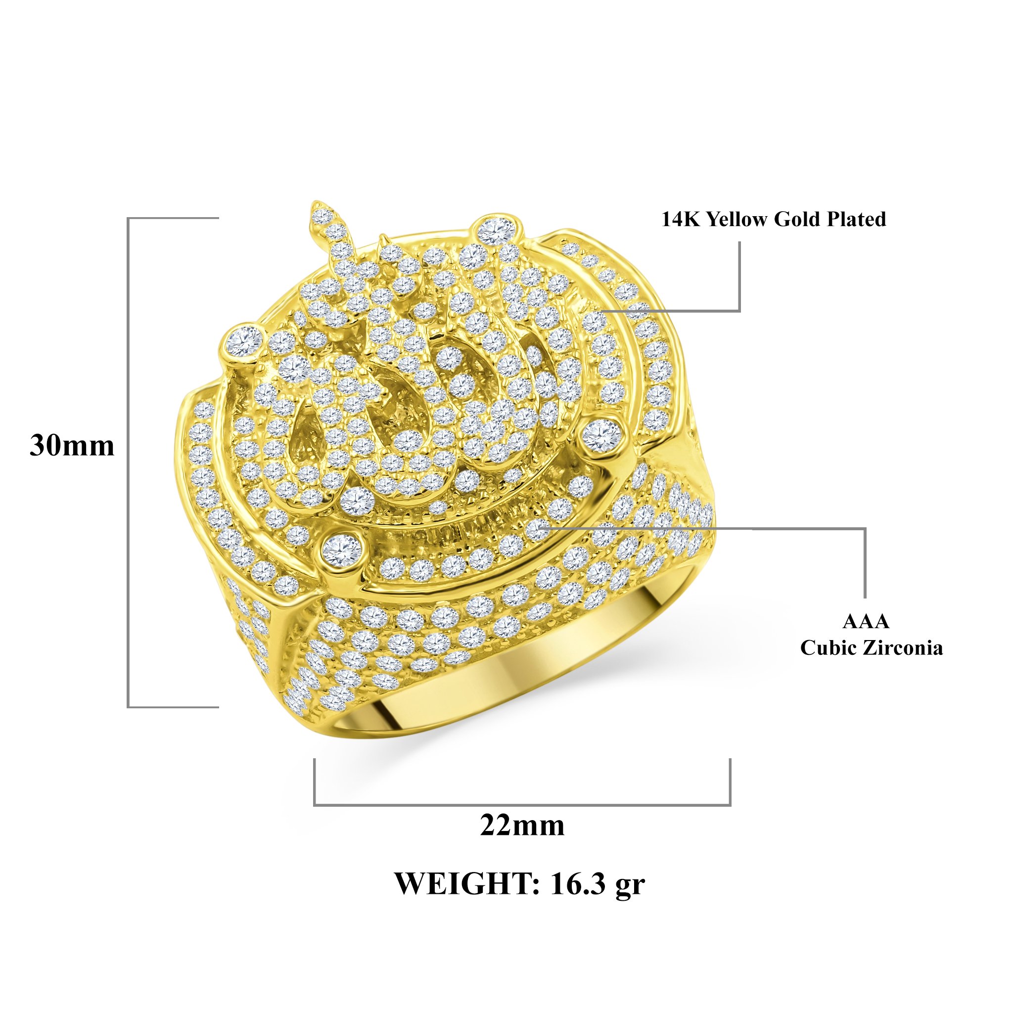 EMINENT 925 Silver Ring featuring radiant cubic zircon stones, elegantly crafted from sterling silver.