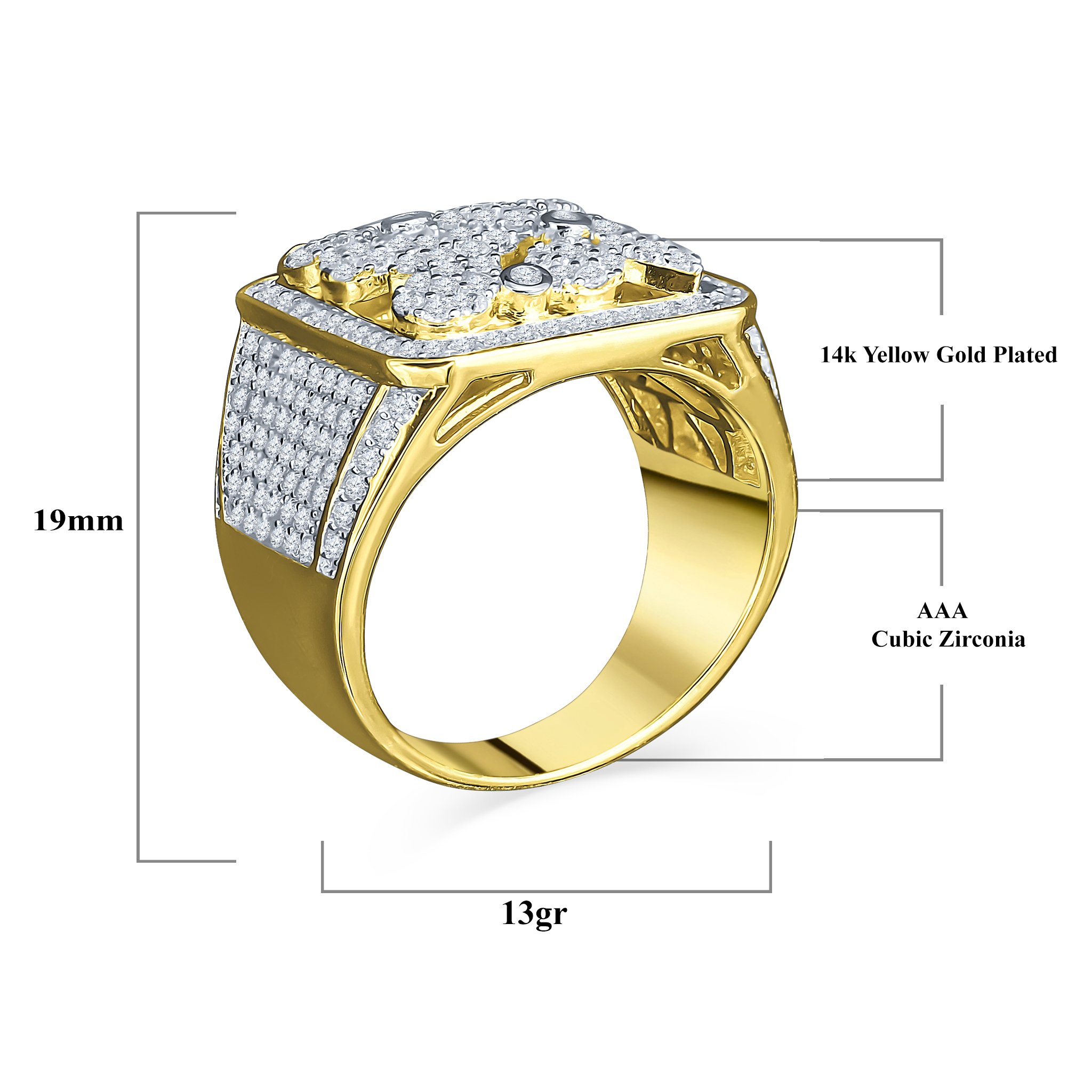 FLAGRANT 925 Silver Ring featuring micropave CZ stones, elegantly designed with a prong setting.