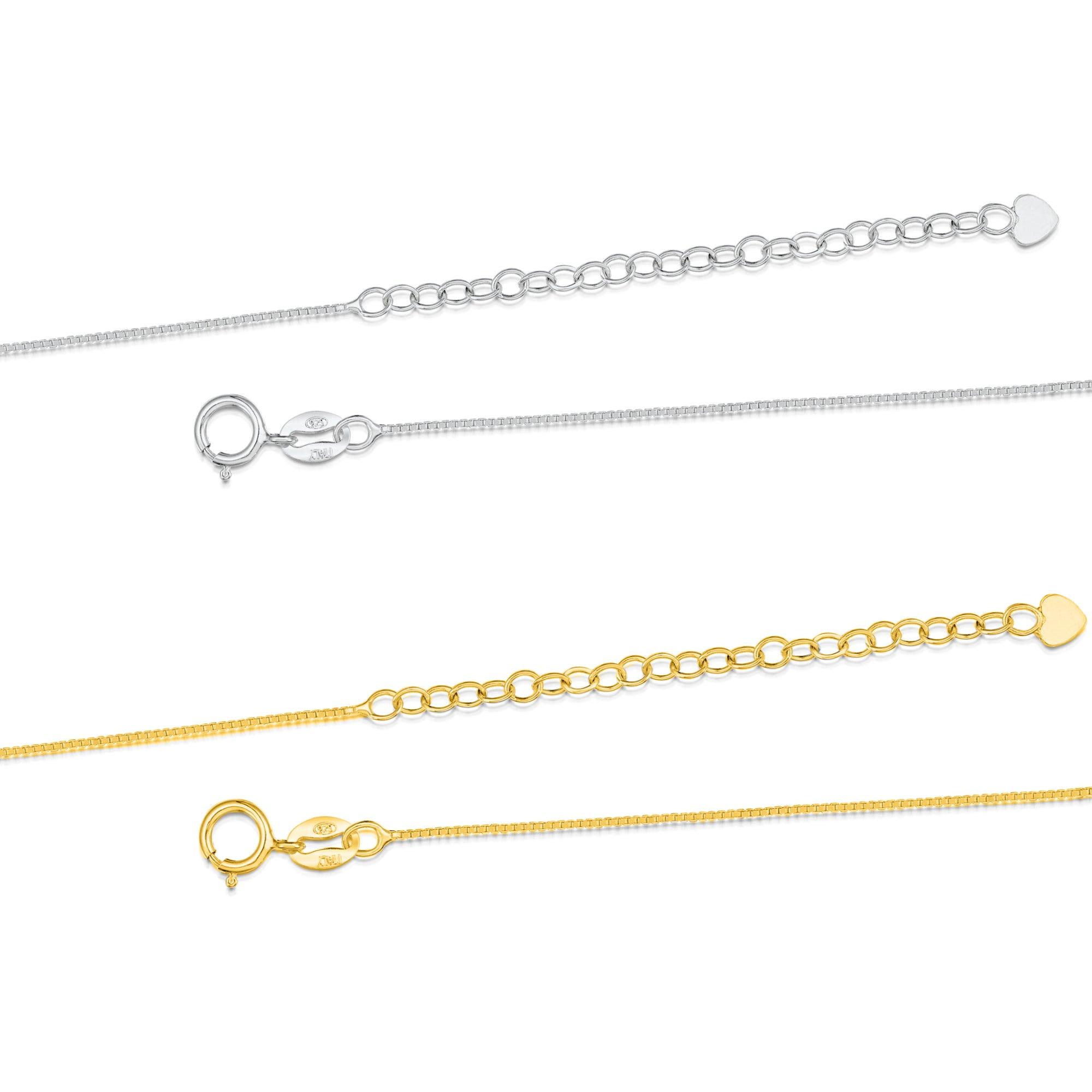 Elegant Flower Necklace by Shrieking Violet® featuring a vertical bar pendant filled with real dried flowers, on a sterling silver chain.