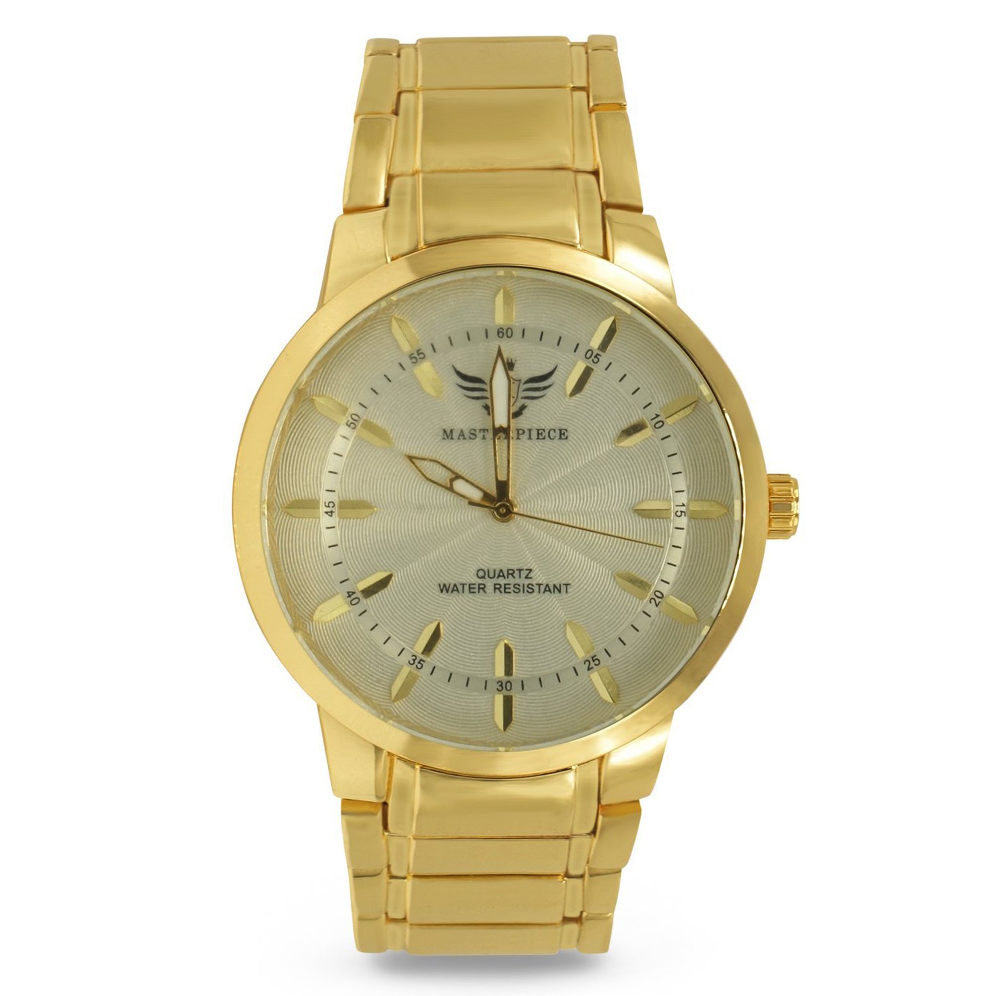 FORMAL Classic Metal watch with sunray dial and 3-D hour indexes, showcasing its elegant design and durable metal alloy construction.