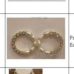 Elegant Freshwater Pearl In The Circle Earrings featuring 18k gold plating and cubic zirconia accents.