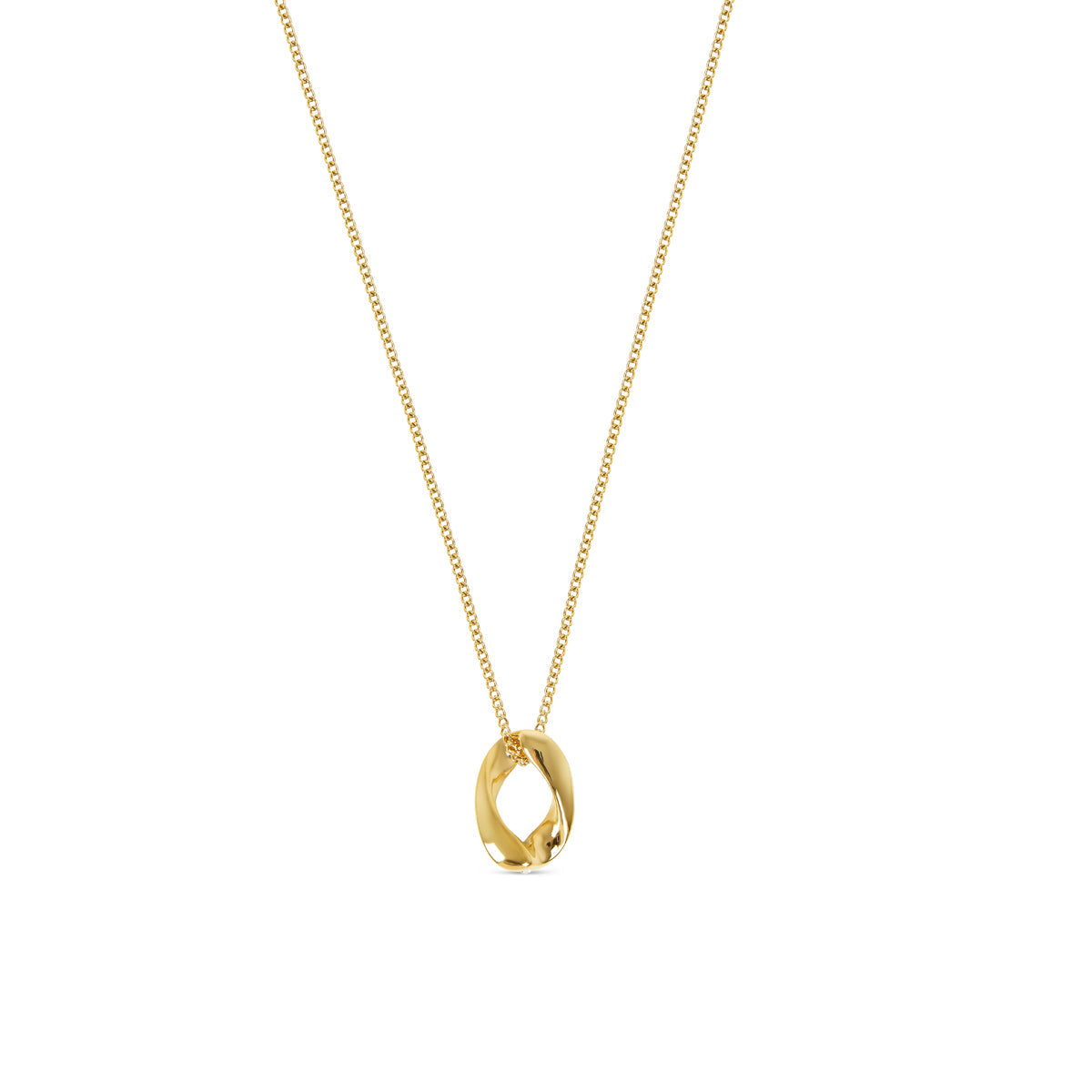 Ghania Pyroni Pendant Necklace in gold, showcasing its elegant design and premium craftsmanship.