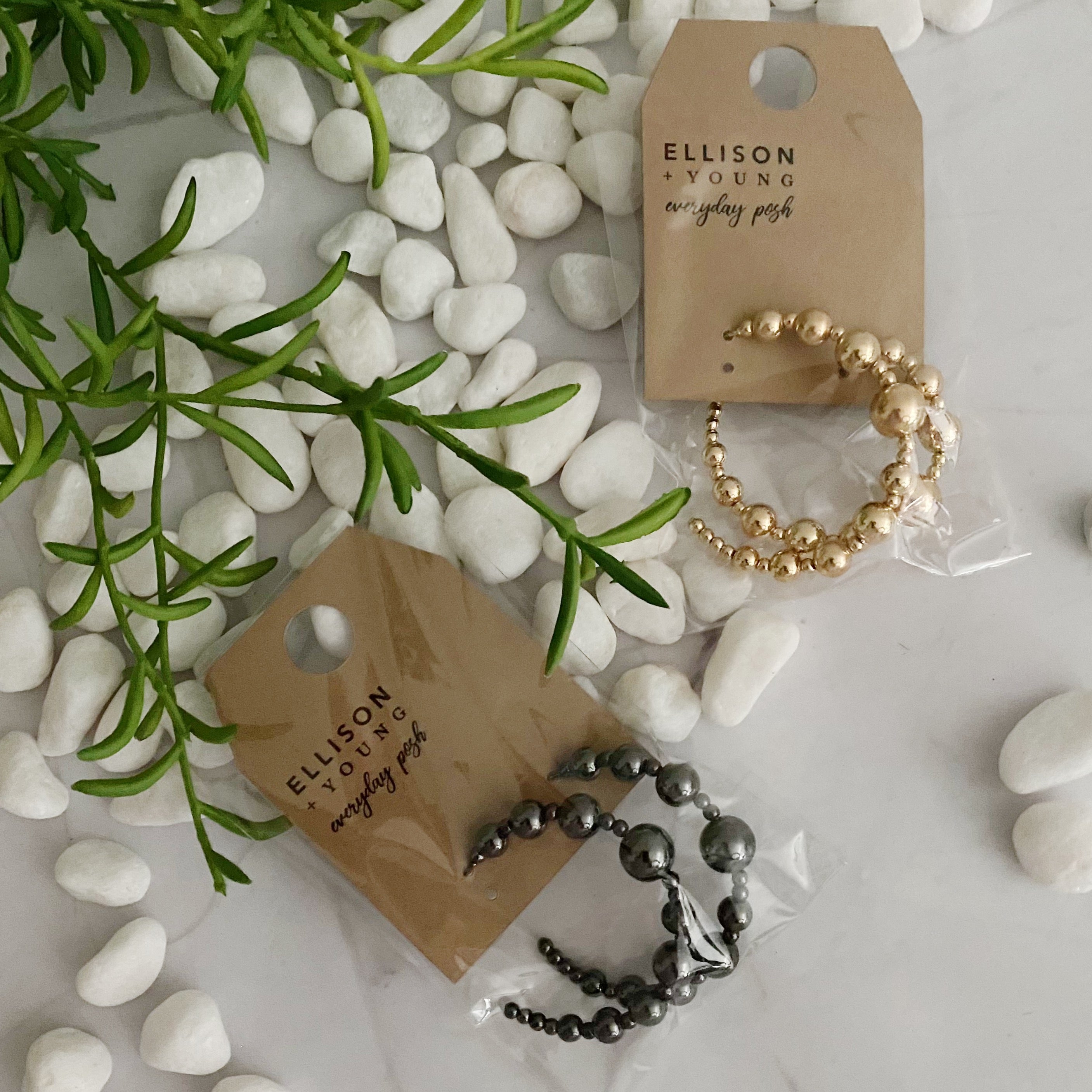 Elegant Golden Ball Hoop Earrings featuring mixed size CCB beads, lightweight and stylish for any occasion.