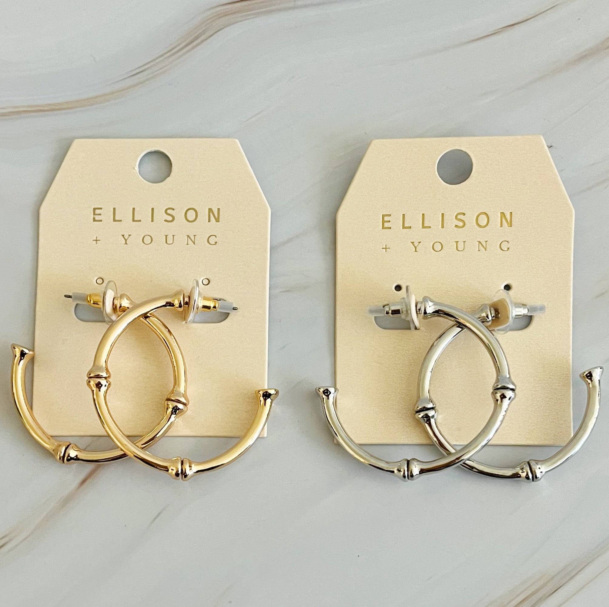 Golden Elegance Hoop Earrings showcasing a classic design with a modern twist, featuring a polished gold finish.