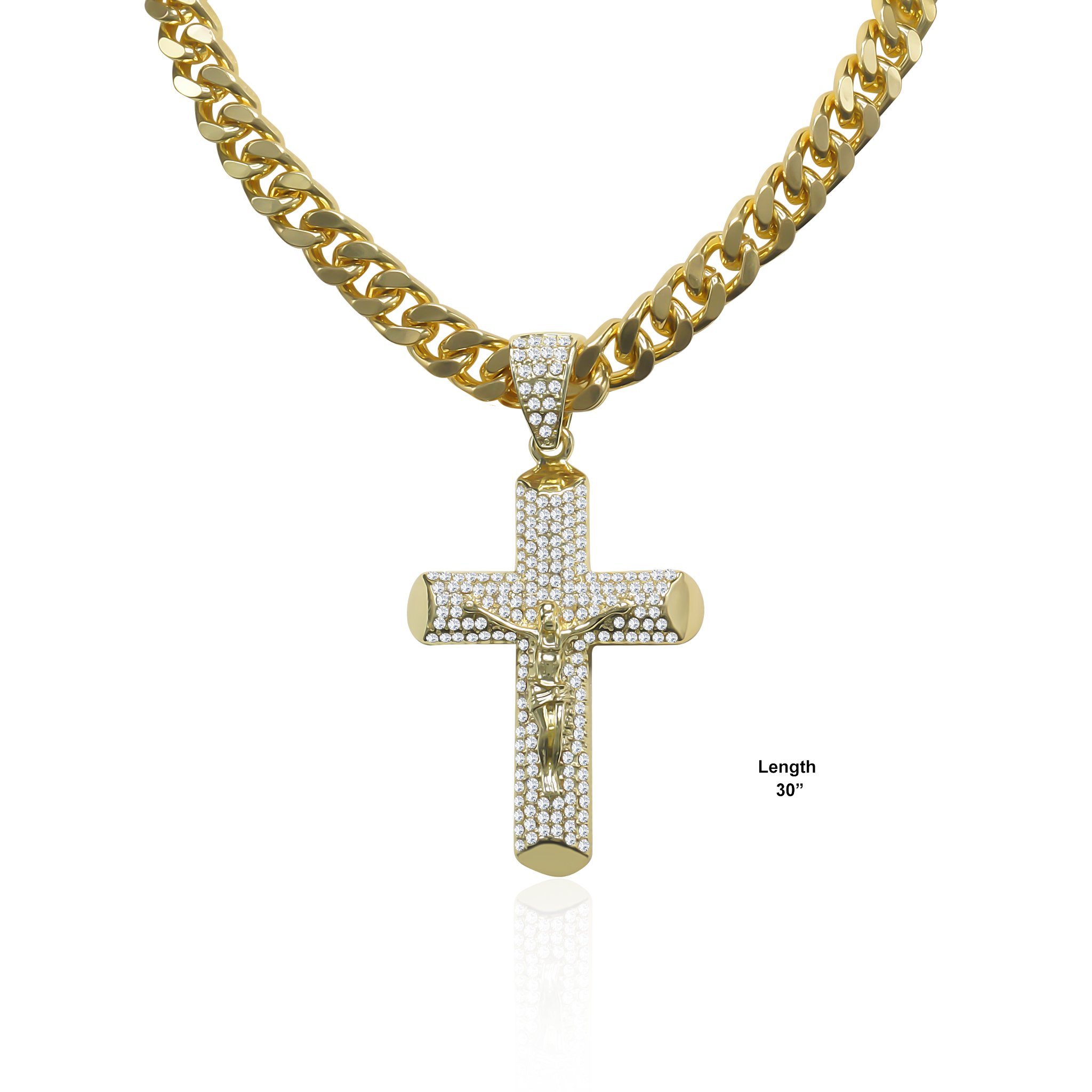 A stylish 30-inch hip hop chain featuring a trendy charm, perfect for making a fashion statement.