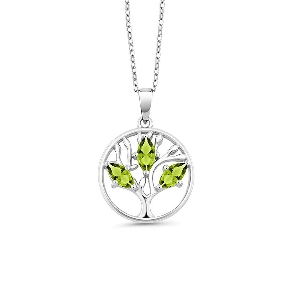 Iridescent Tree of Life Amethyst Crystal Disc Pendant Necklace featuring 14K gold plating and a stunning purple amethyst crystal.