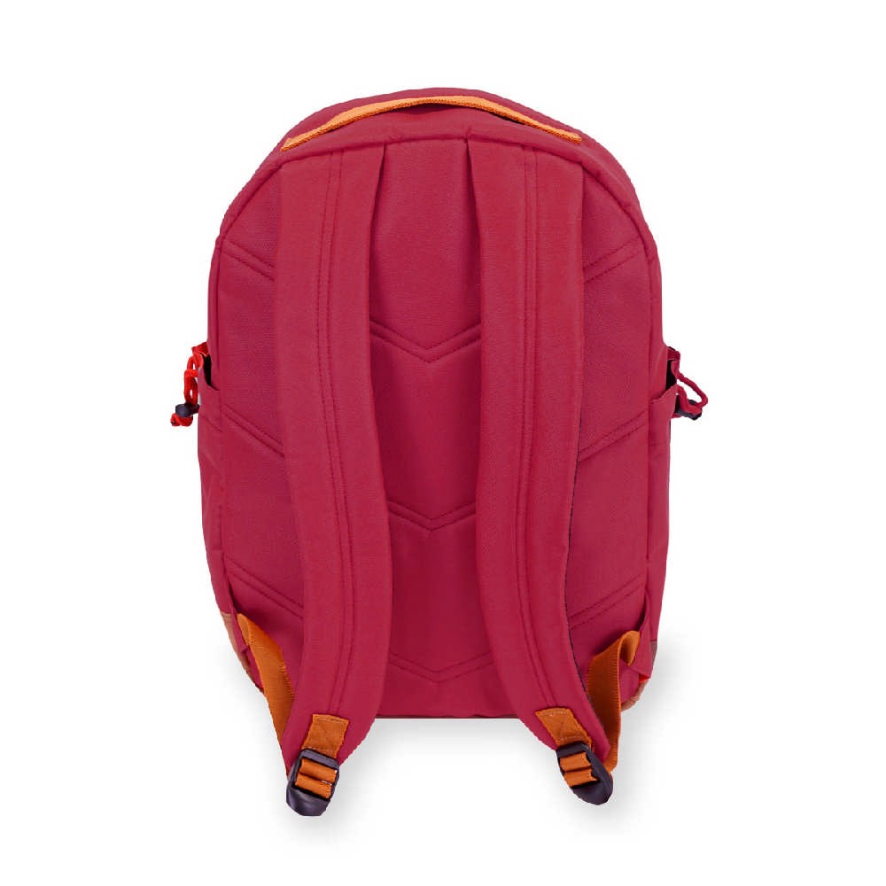 JOURNEY PACK backpack featuring a clean modern design with a vegan-friendly suede bottom, spacious main compartment, and interior pocket.