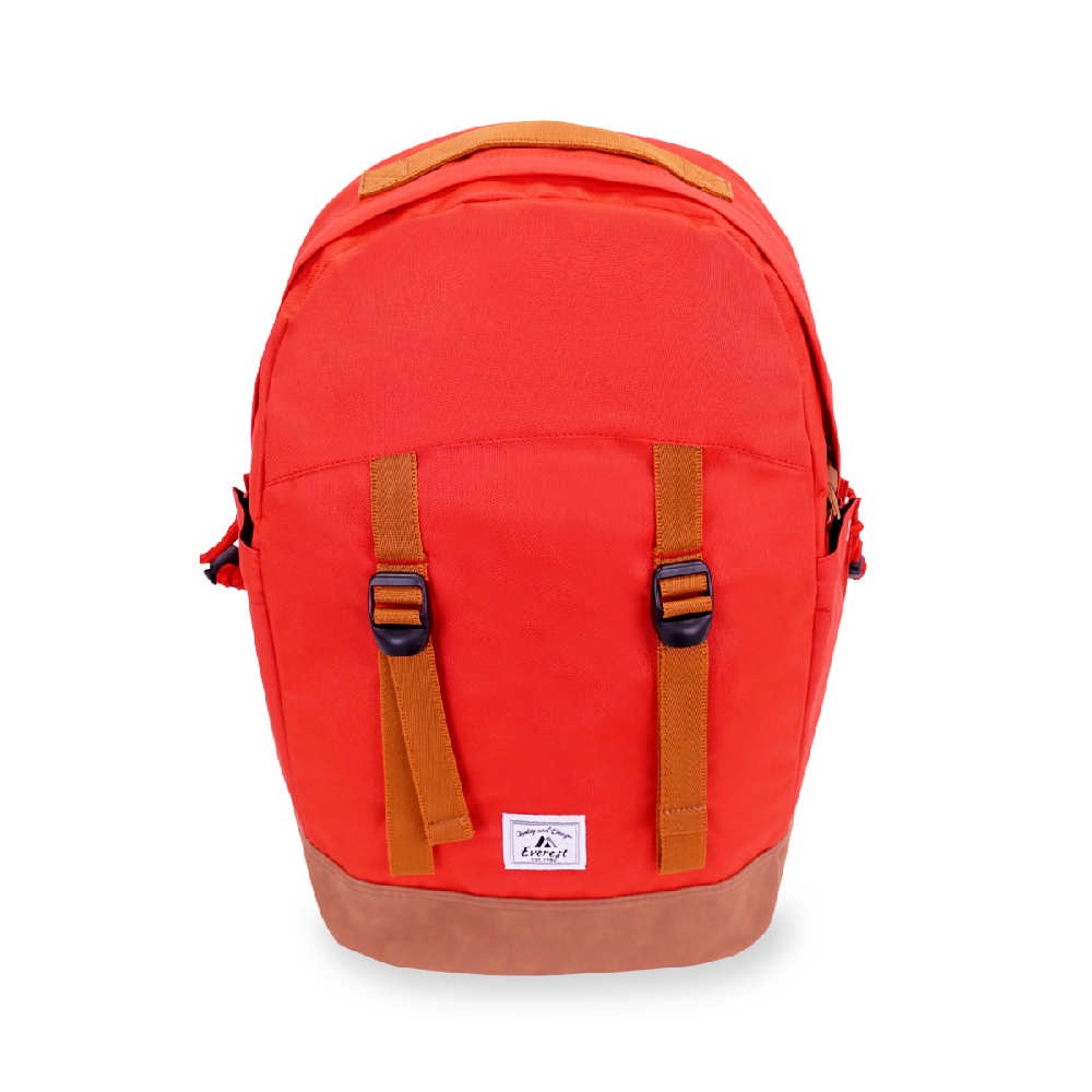 JOURNEY PACK backpack featuring a clean modern design with a vegan-friendly suede bottom, spacious main compartment, and interior pocket.