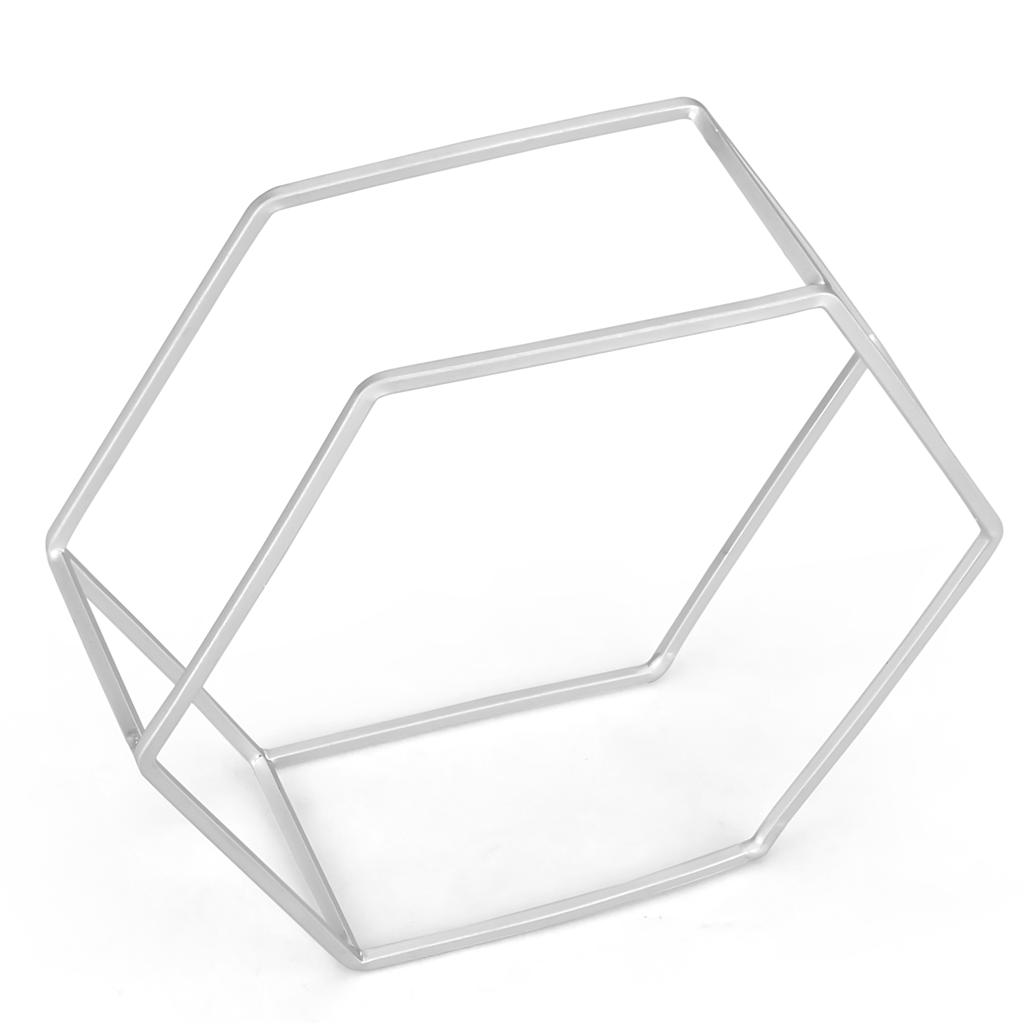 Matte Rhodium Brass Bangle with a sleek design, showcasing its elegant finish and lightweight structure, perfect for everyday wear.