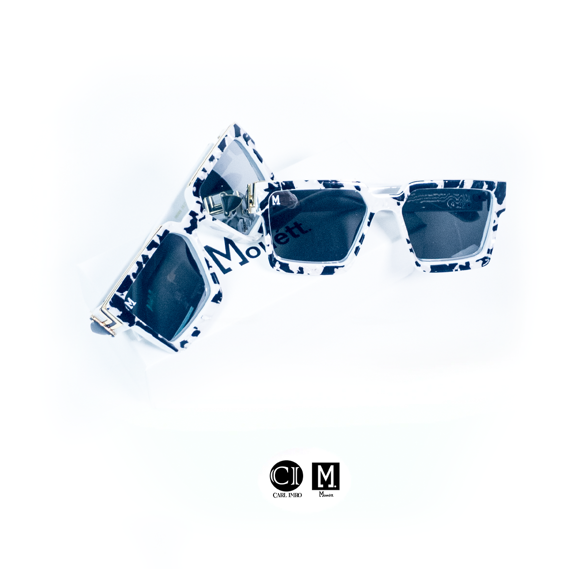 Monett Manifesto ELV sunglasses featuring square frames and gradient lenses, perfect for outdoor activities.