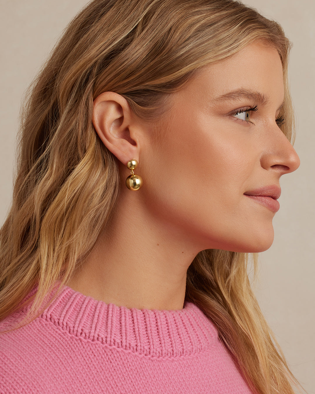 Elegant Newport Drop Earrings featuring intricate handcrafted design.
