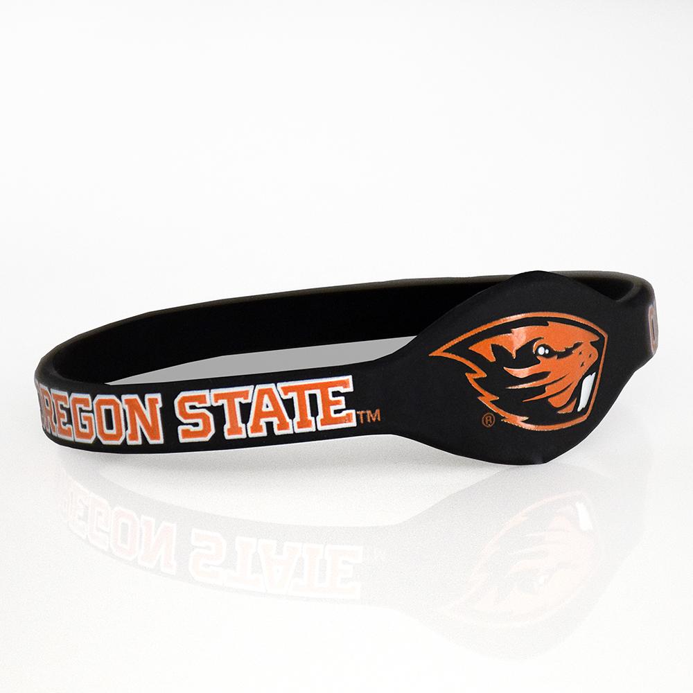 Oregon State Silicone Bracelet featuring the Beavers logo, designed for comfort and durability.