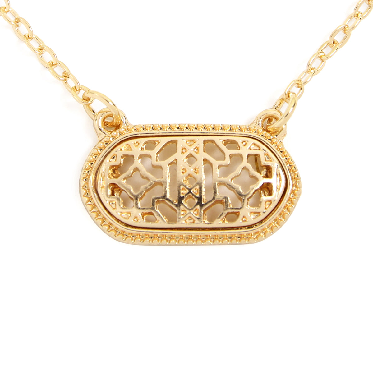 Oval Shape Filigree Necklaces and Earrings Set in various colors, showcasing intricate filigree design and elegant style.