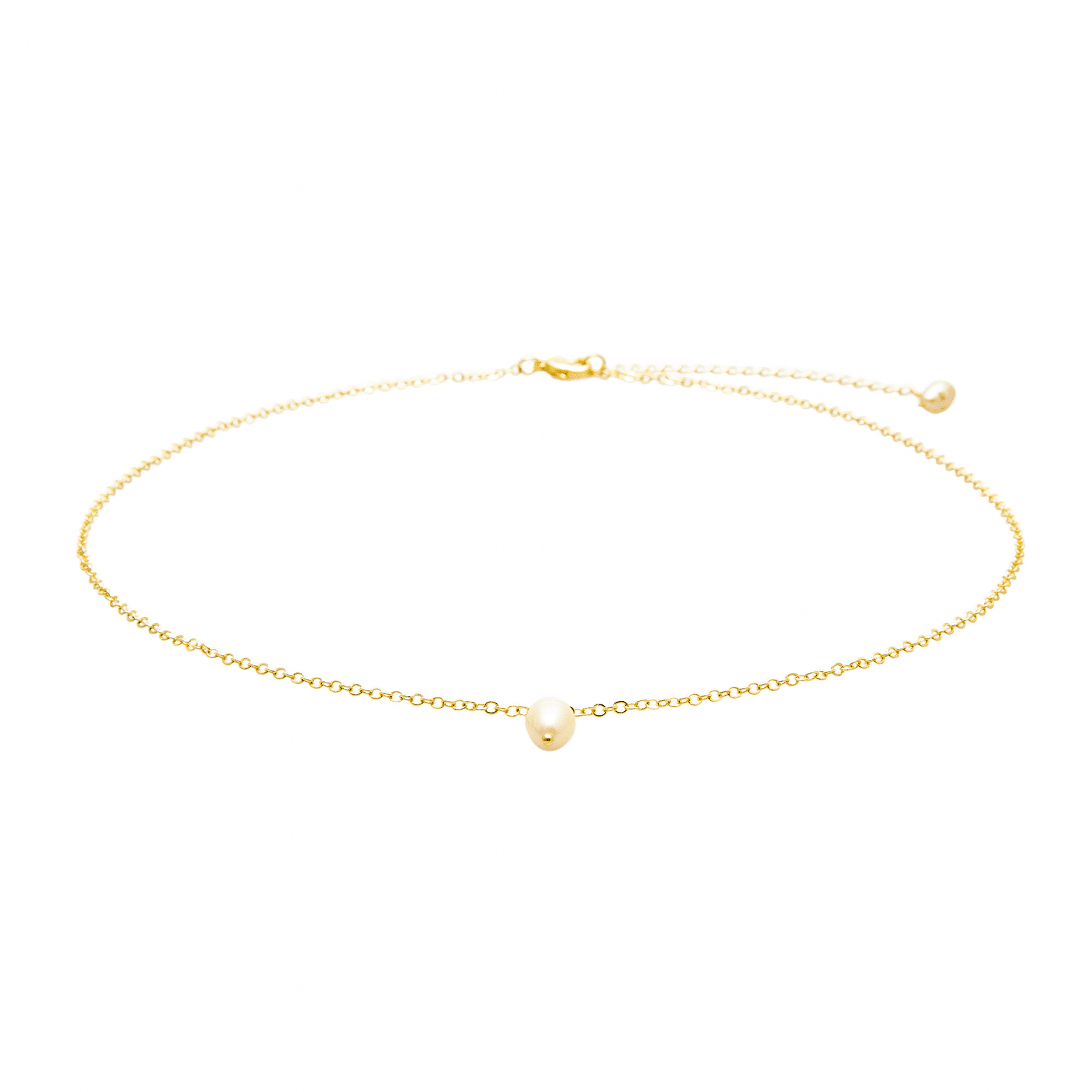 A beautiful stack of pink pearl necklaces featuring delicate designs and 18K gold plating, promoting self-love and healing energy.