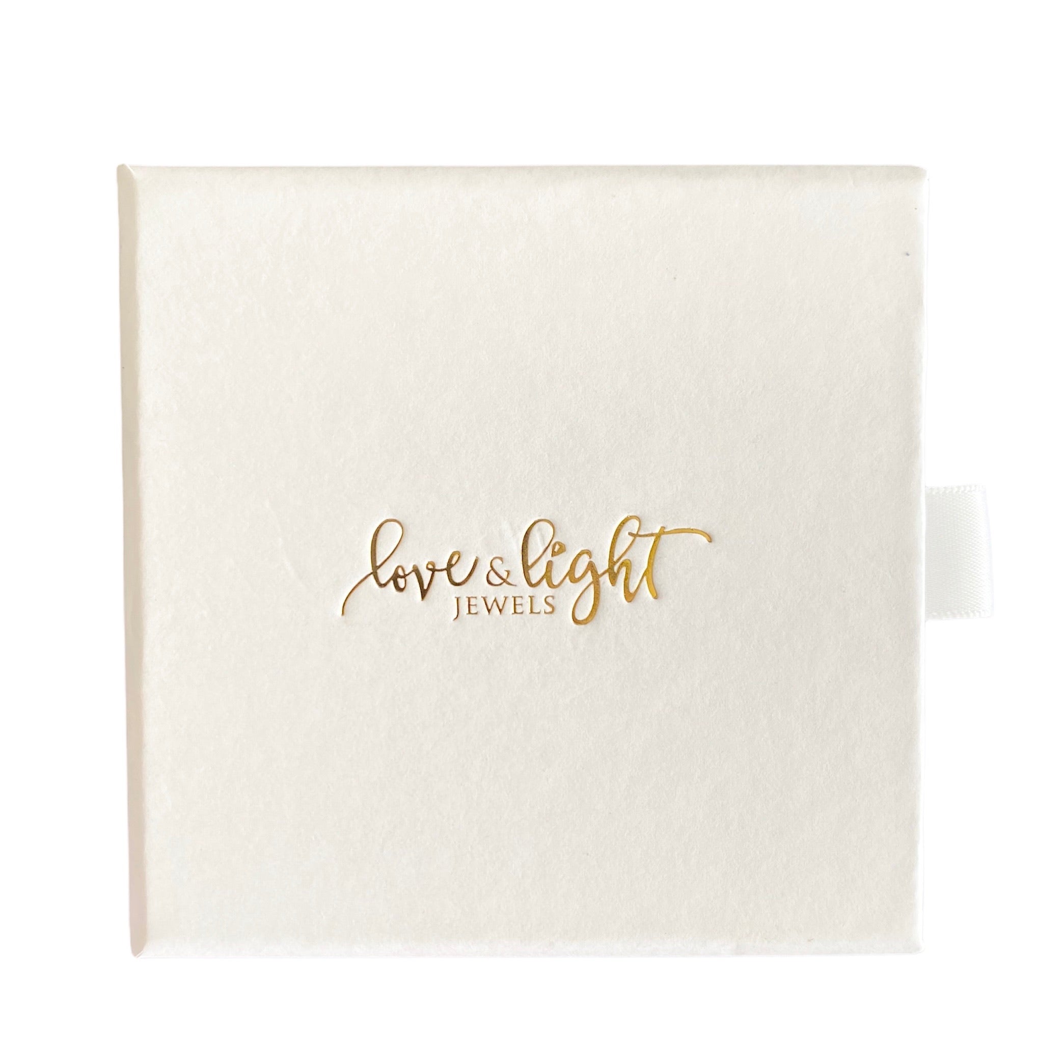 Premium Drawer Style Gift Box designed for jewelry, featuring a sleek and elegant design with a branded exterior.