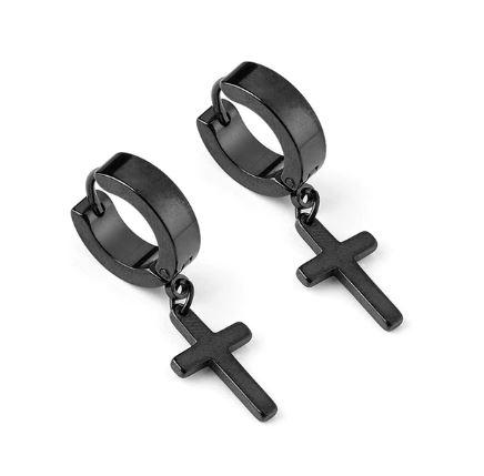 Prodigious Dangling Cross Earrings featuring a stylish cross design made from rust-free metal, lightweight and perfect for everyday wear.