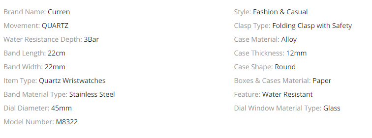 QUAINT Metal Timepiece with round dial and stainless steel strap, showcasing elegance and sophistication.