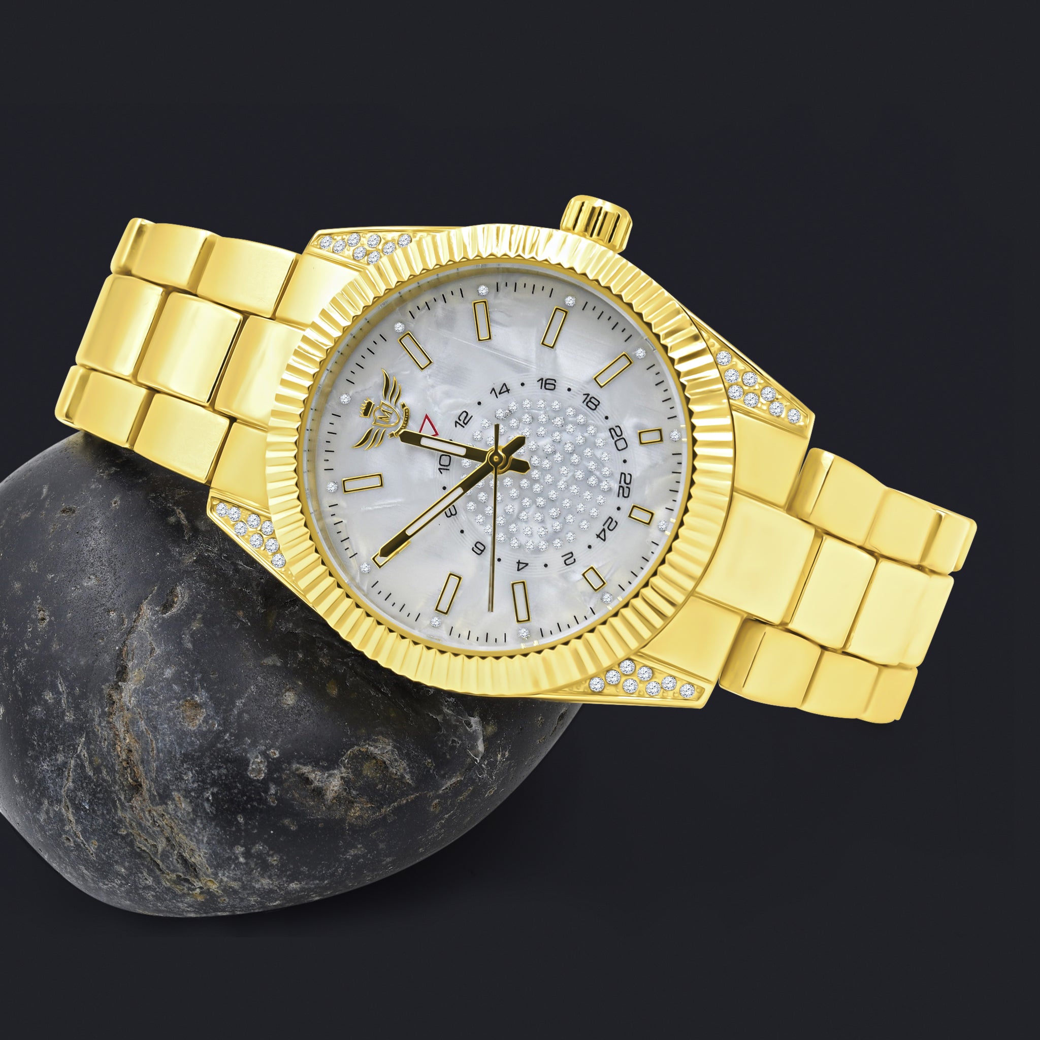 RIDER HIP HOP WATCH I 5630469 featuring a luminous metal band and prominent hour markers, perfect for urban style.