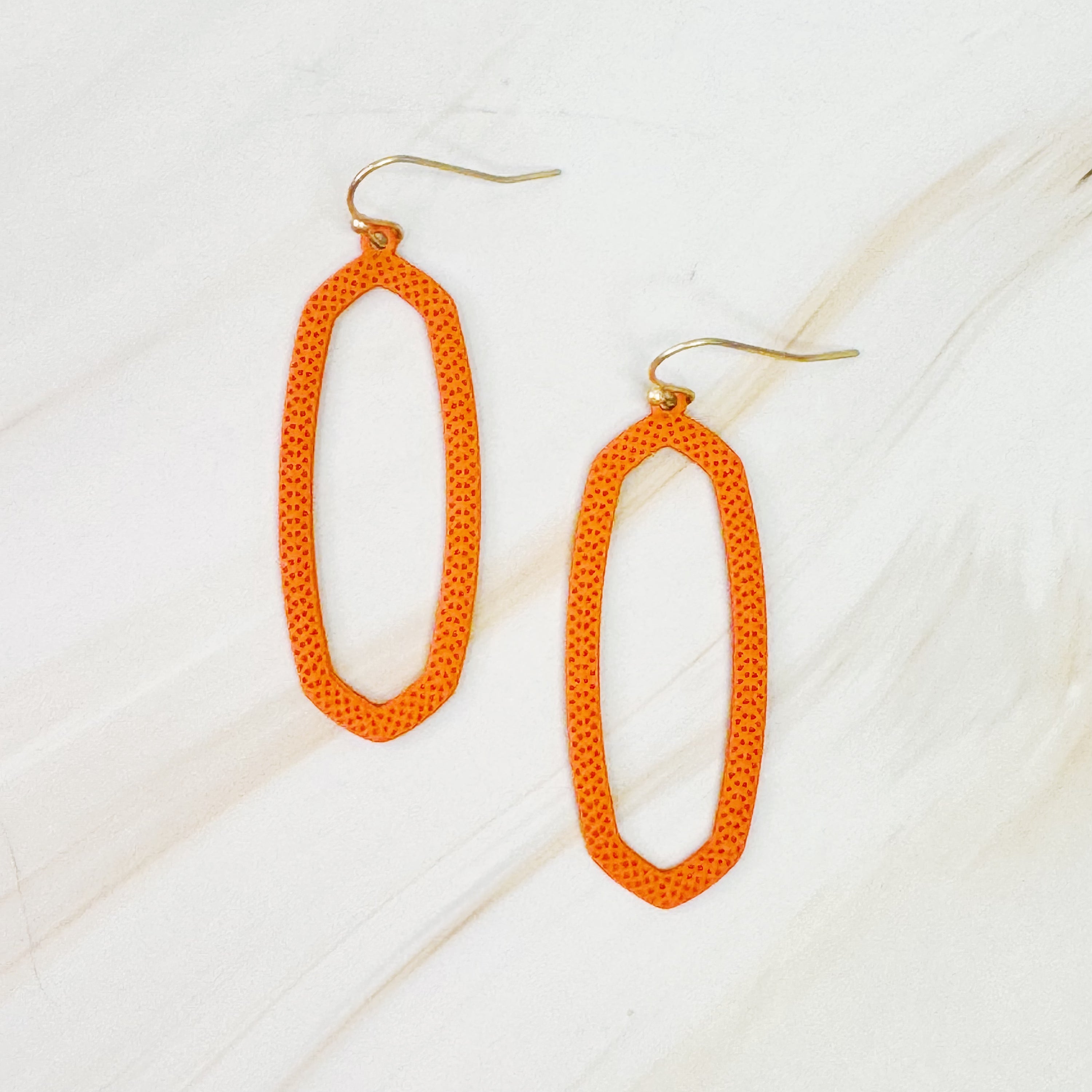 Colorful Shape Of Game Earrings with a minimalist design, perfect for sports fans.
