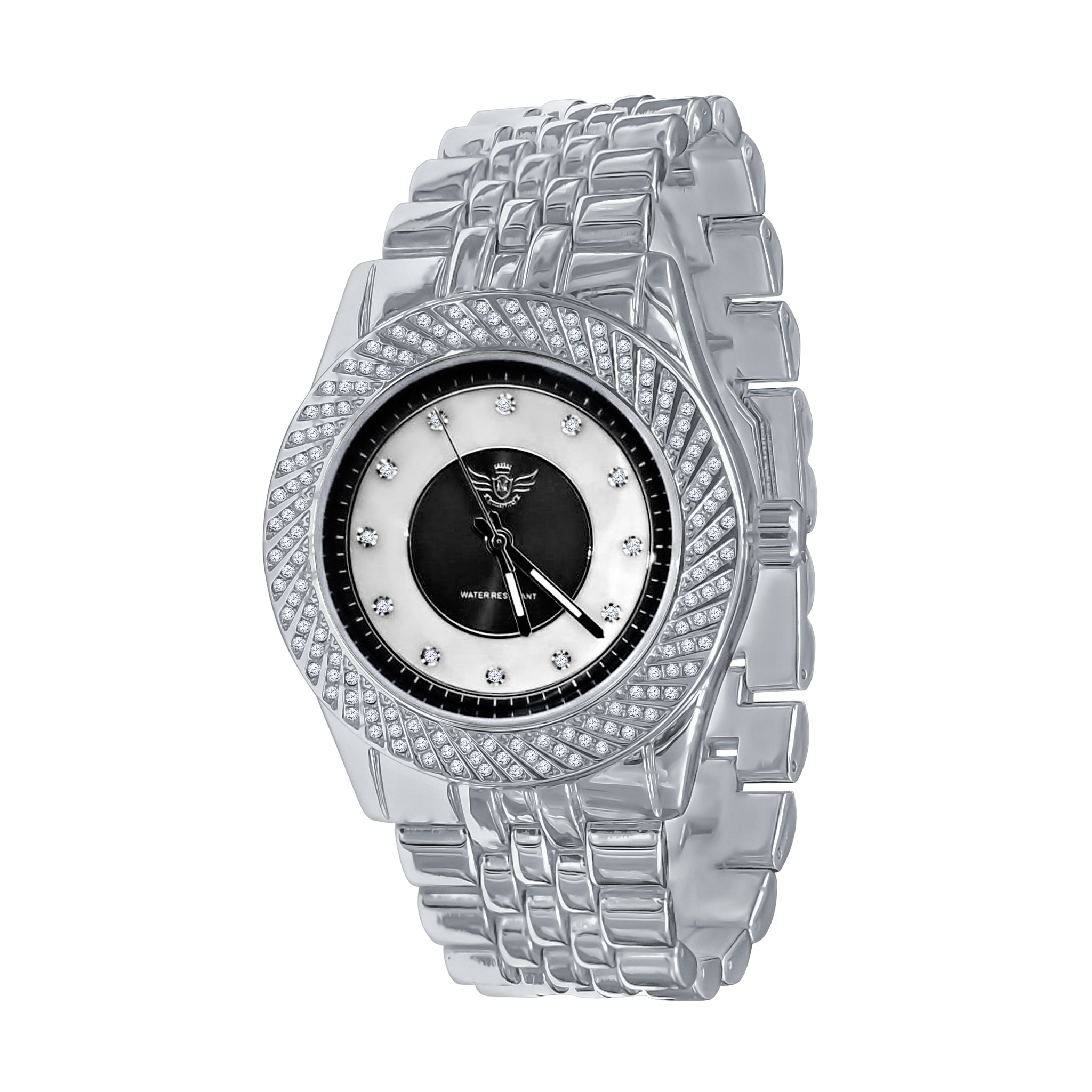 SHELLAC Hip Hop Metal Watch showcasing a refulgent dial and elegant design, perfect for trendsetters.