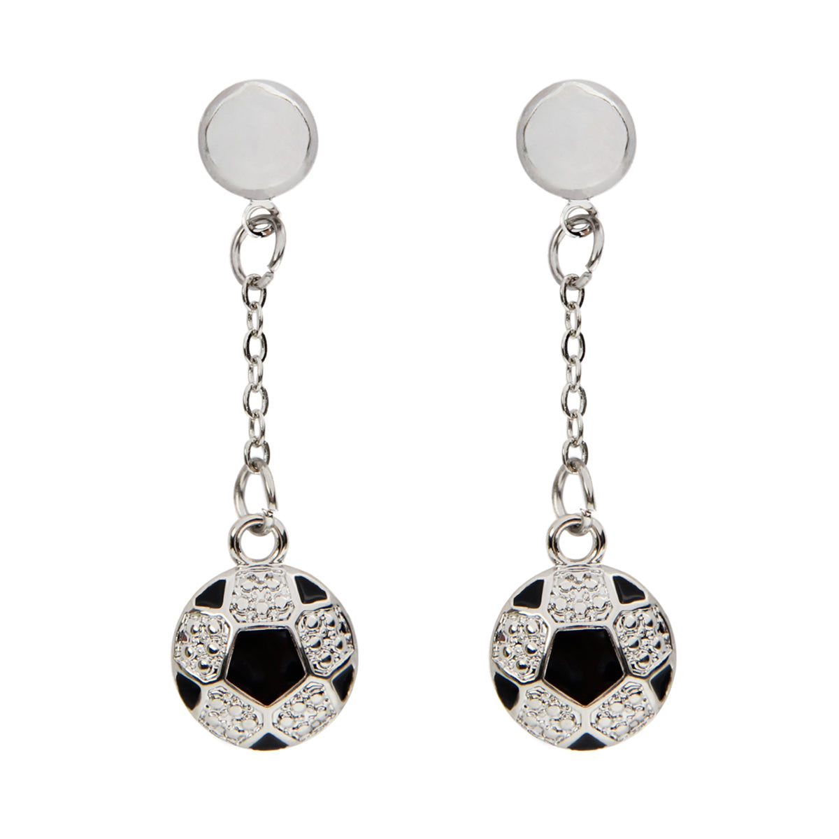 Sports Post Drop Dangle Earrings by DOBBI featuring colorful glass stones and a stylish drop design.