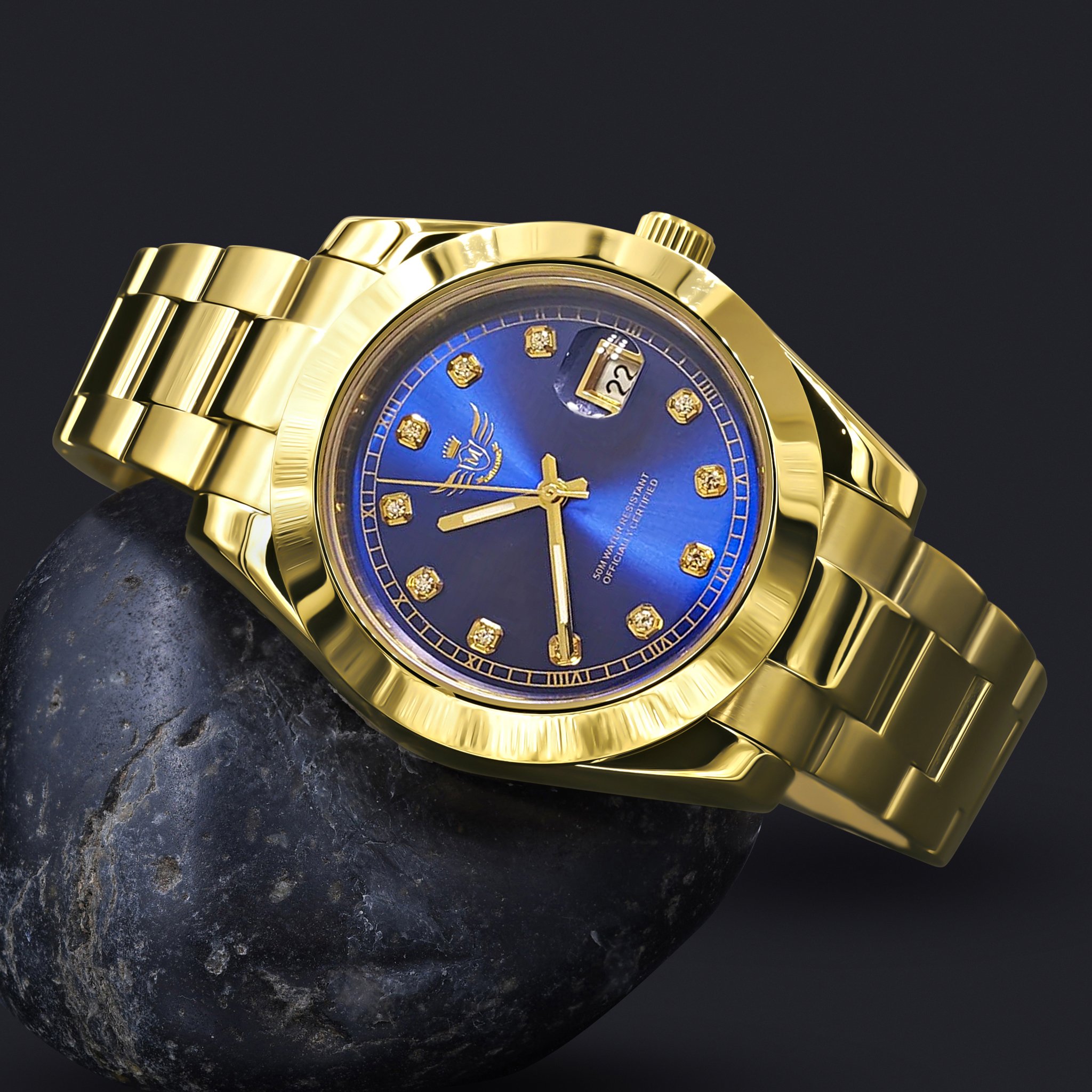 SUBTILIS Steel Watch I 5306813 with sparkling CZ stones and polished metal band, showcasing elegance and sophistication.