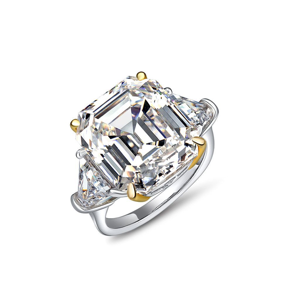 A stylish 925 sterling silver ring with a brilliant diamond-level cut, sparkling elegantly in sunlight, perfect for everyday wear.