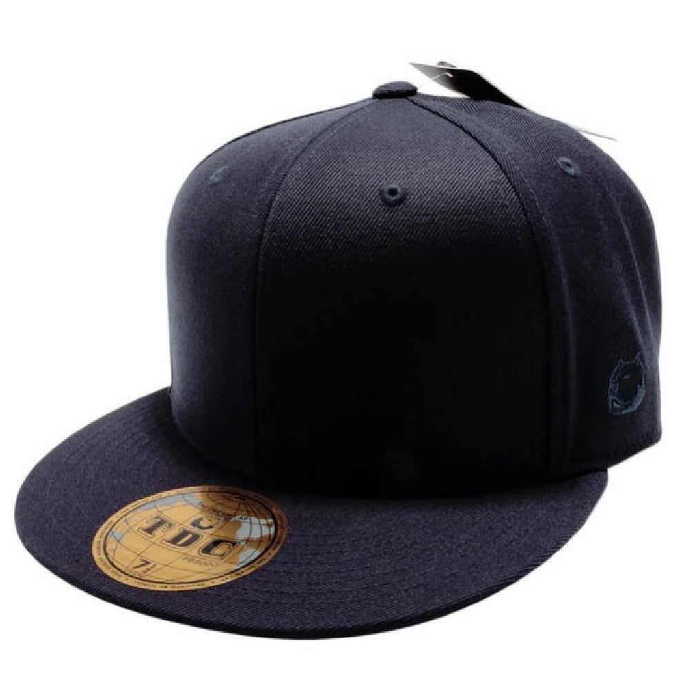 A pack of six TDC Pit Bull On-Field Wool Blend Flat Fitted Hats showcasing their stylish design and premium fabric.