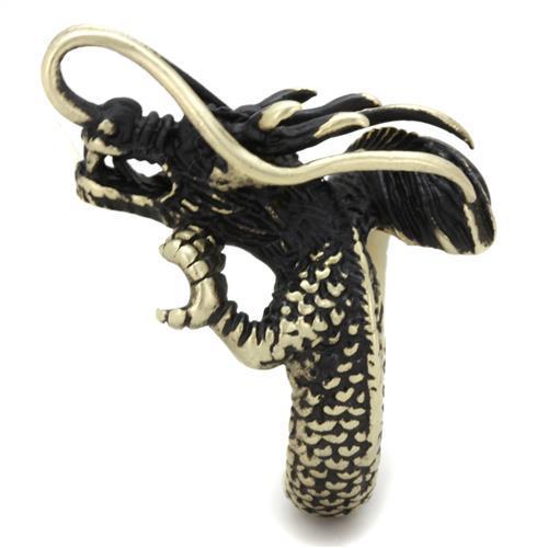 Dragon-themed ring with intricate design.