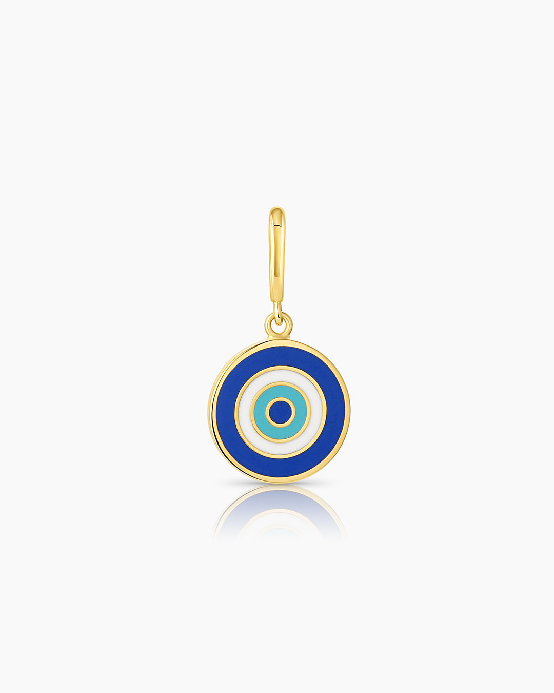 Turquoise Evil Eye Parker Charm featuring vibrant turquoise beads and an evil eye symbol, perfect for protection and style.