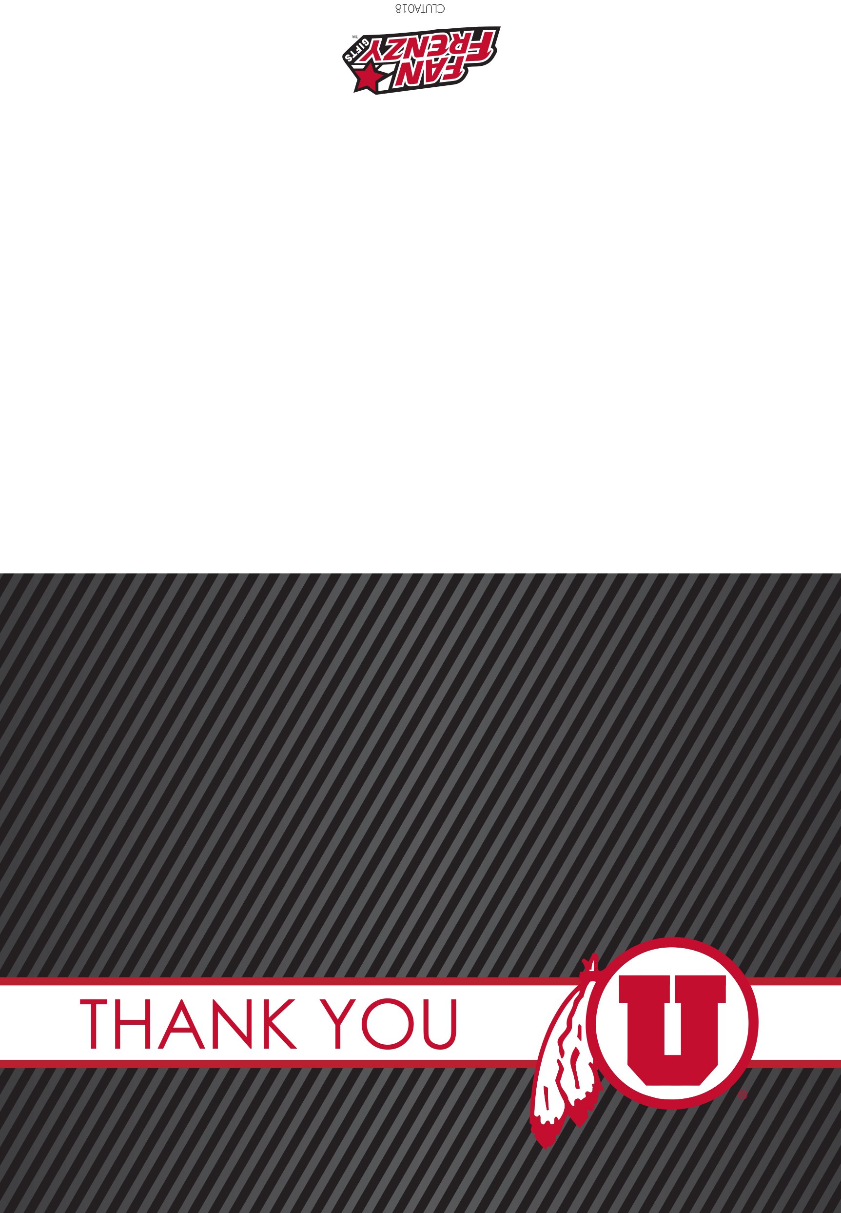A pack of University of Utah Thank You Cards featuring the university logo, including 10 cards and envelopes.