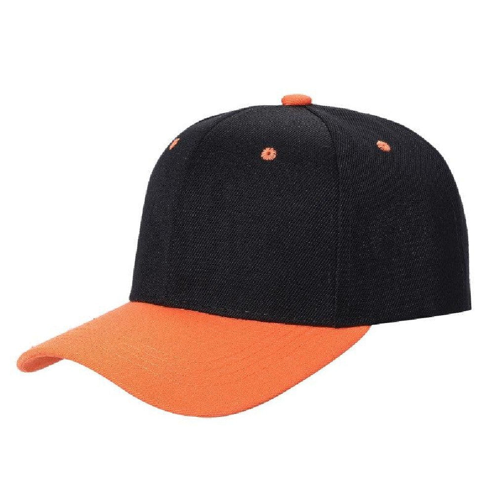 A pack of 6 VELCRO 2TONE baseball caps featuring a structured crown and adjustable Velcro closure, showcasing a stylish two-tone design.