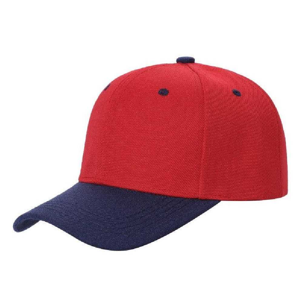 A pack of 6 VELCRO 2TONE baseball caps featuring a structured crown and adjustable Velcro closure, showcasing a stylish two-tone design.