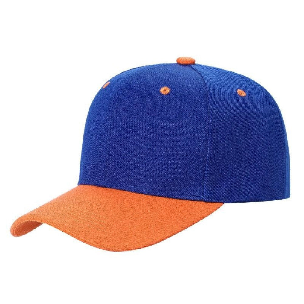 A pack of 6 VELCRO 2TONE baseball caps featuring a structured crown and adjustable Velcro closure, showcasing a stylish two-tone design.