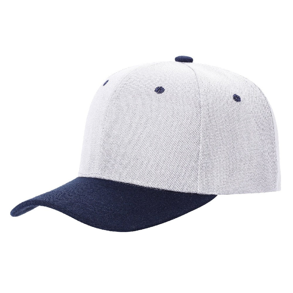 A pack of 6 VELCRO 2TONE baseball caps featuring a structured crown and adjustable Velcro closure, showcasing a stylish two-tone design.