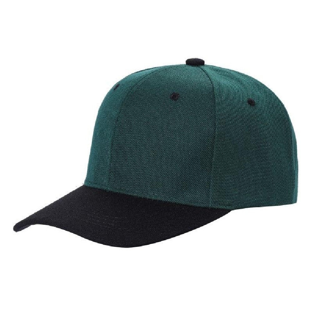 A pack of 6 VELCRO 2TONE baseball caps featuring a structured crown and adjustable Velcro closure, showcasing a stylish two-tone design.