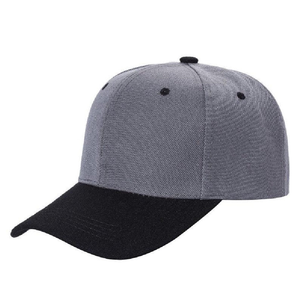 A pack of 6 VELCRO 2TONE baseball caps featuring a structured crown and adjustable Velcro closure, showcasing a stylish two-tone design.