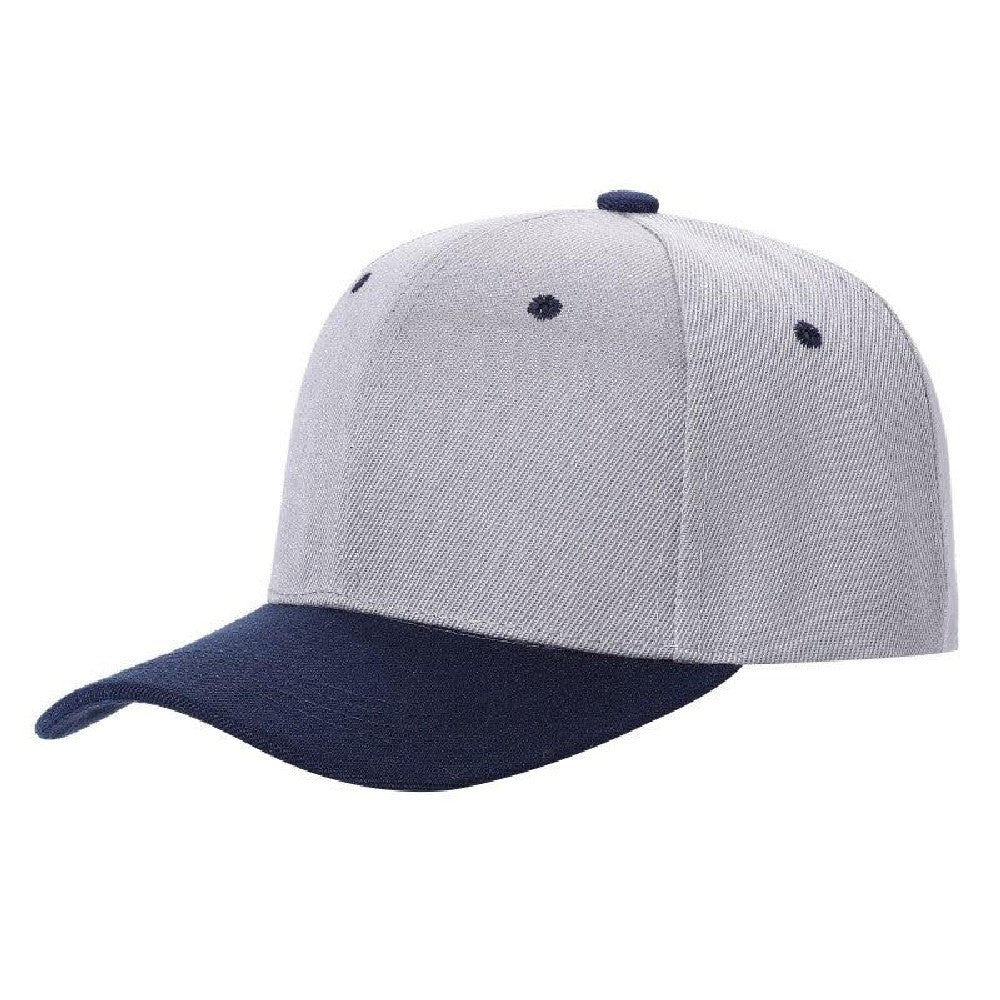 A pack of 6 VELCRO 2TONE baseball caps featuring a structured crown and adjustable Velcro closure, showcasing a stylish two-tone design.