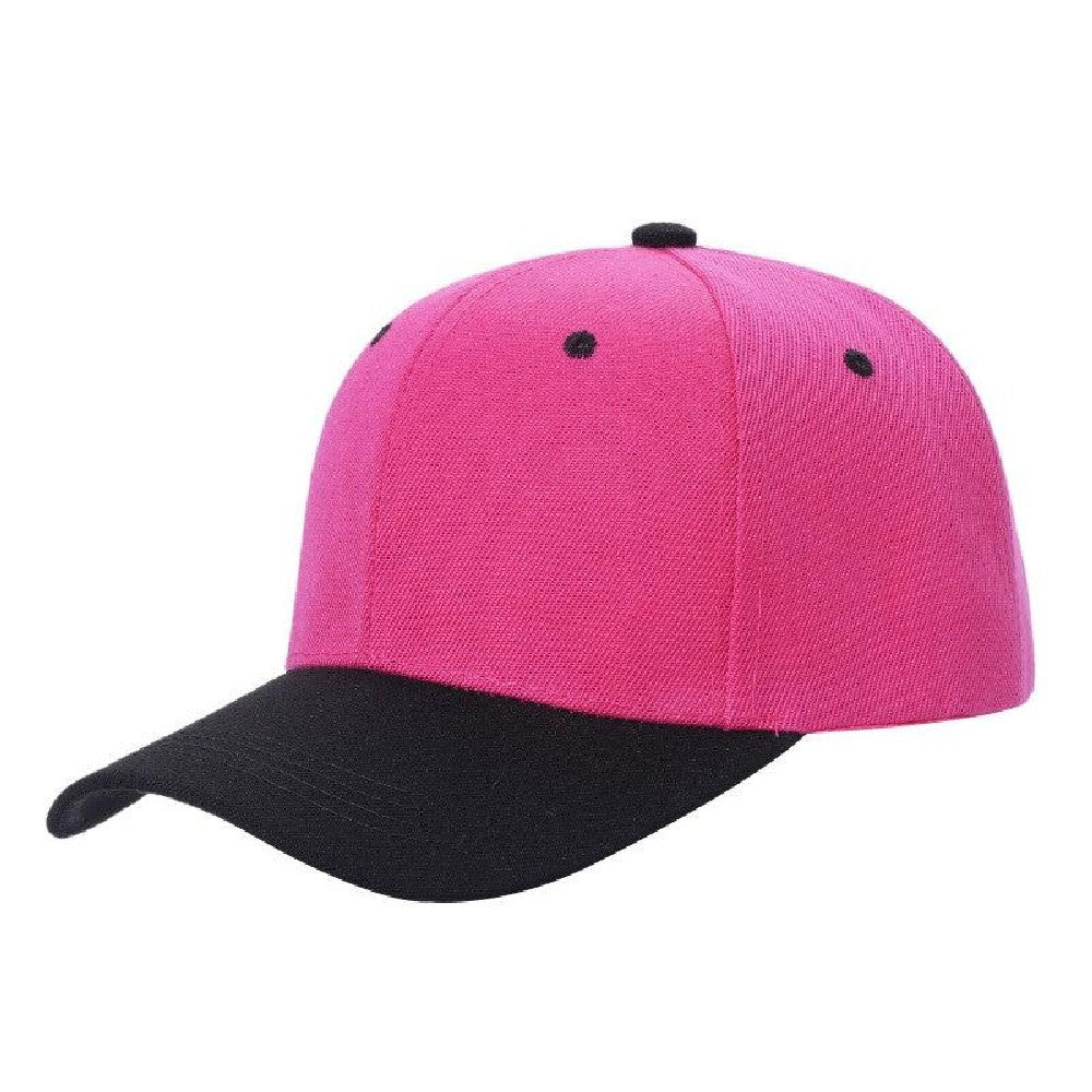 A pack of 6 VELCRO 2TONE baseball caps featuring a structured crown and adjustable Velcro closure, showcasing a stylish two-tone design.