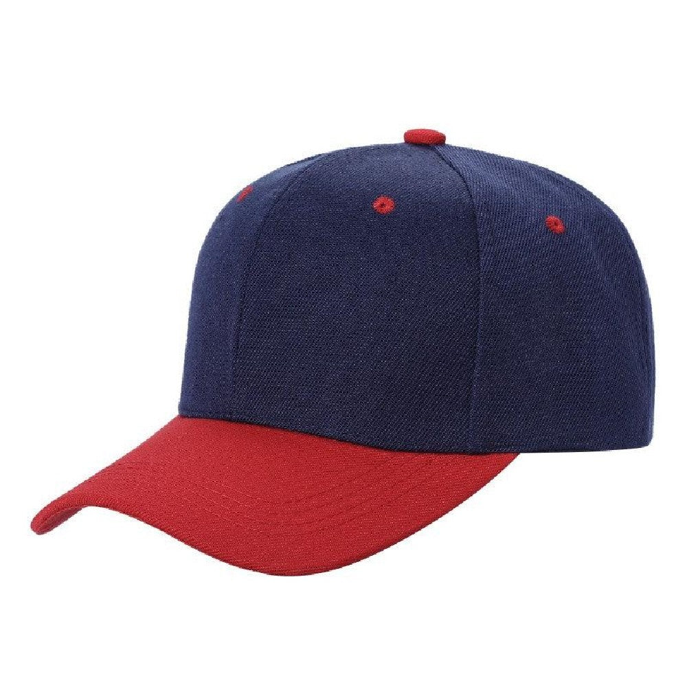 A pack of 6 VELCRO 2TONE baseball caps featuring a structured crown and adjustable Velcro closure, showcasing a stylish two-tone design.