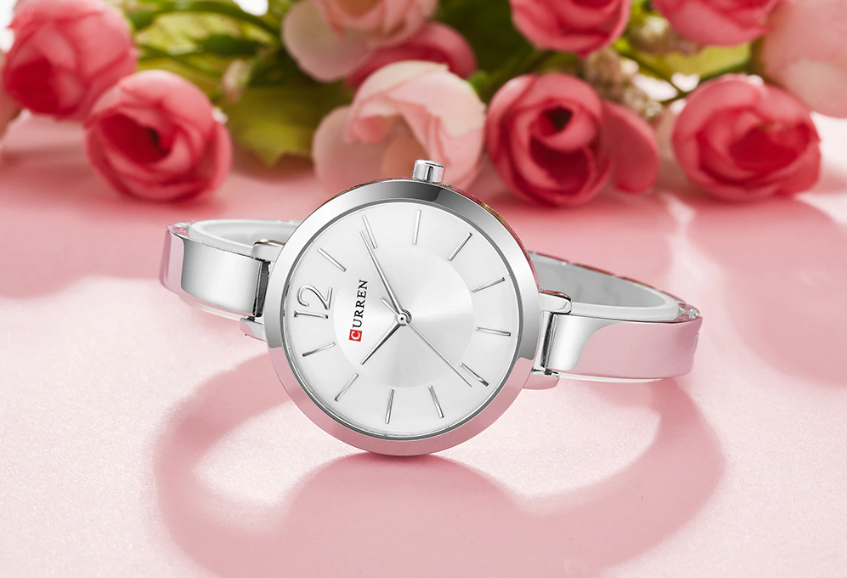 Vivacious Women Watch I 551081 featuring a stylish design with a hard-flex mineral crystal and adjustable links.