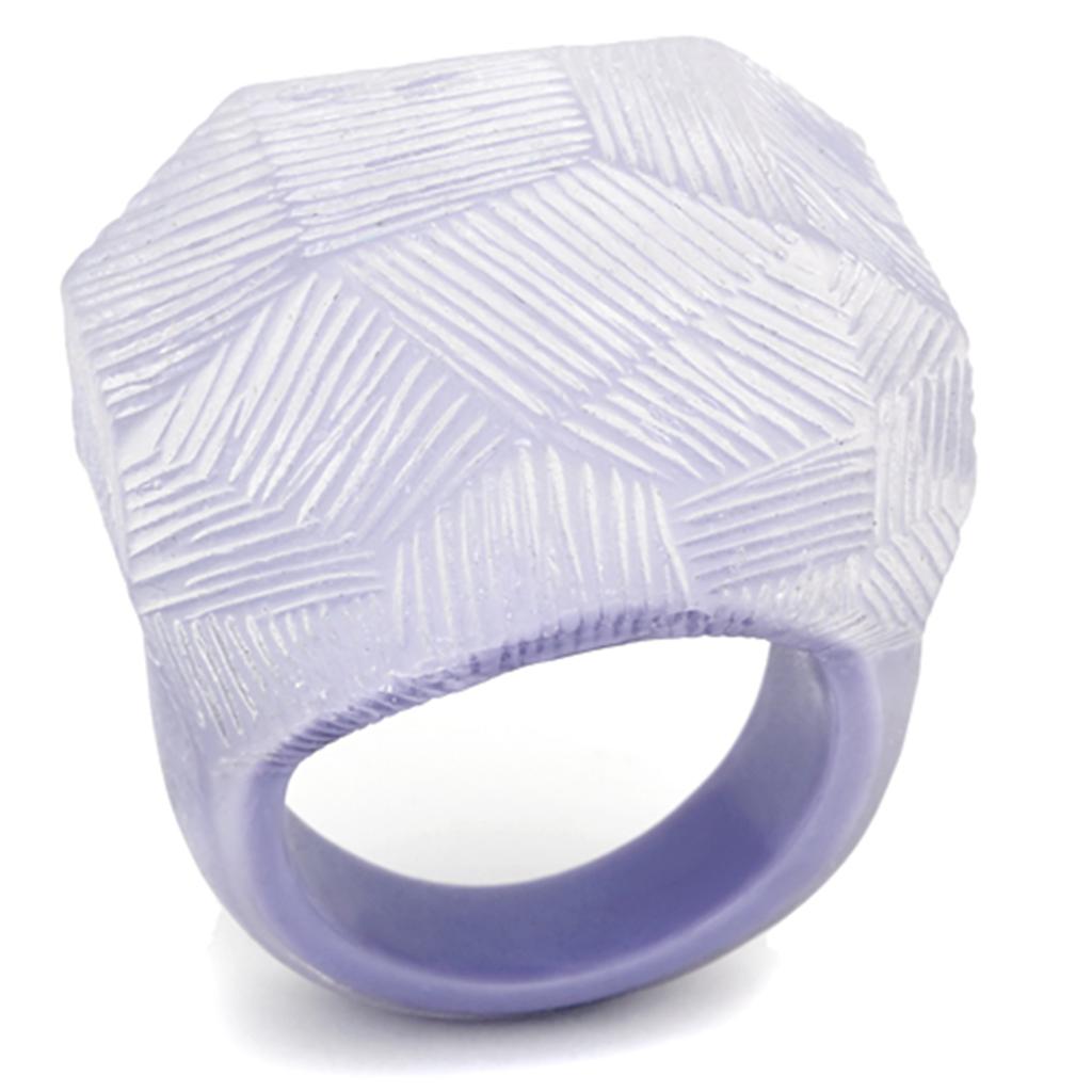 VL104 Resin Ring with No Stone, showcasing its minimalist design and smooth finish.