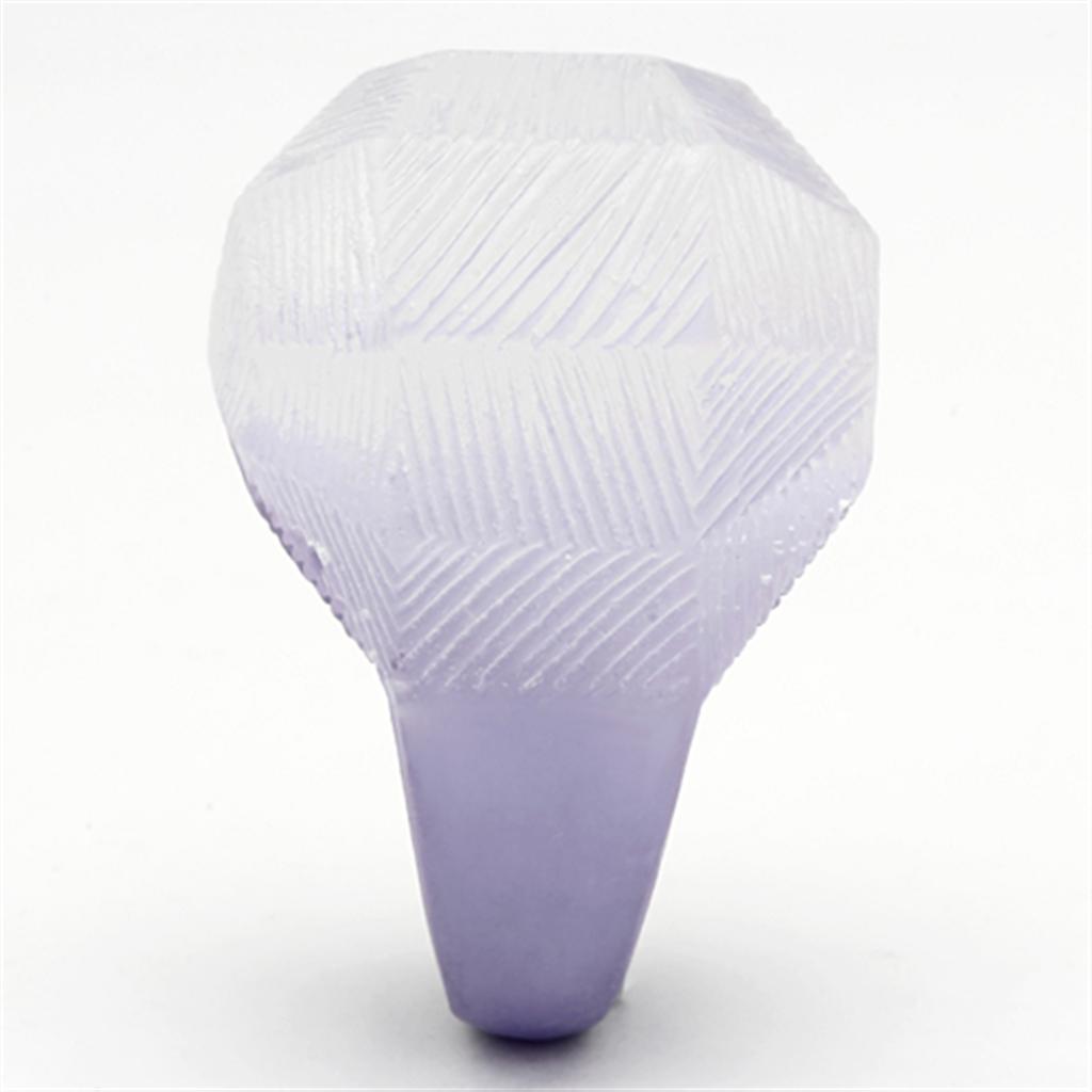 VL104 Resin Ring with No Stone, showcasing its minimalist design and smooth finish.